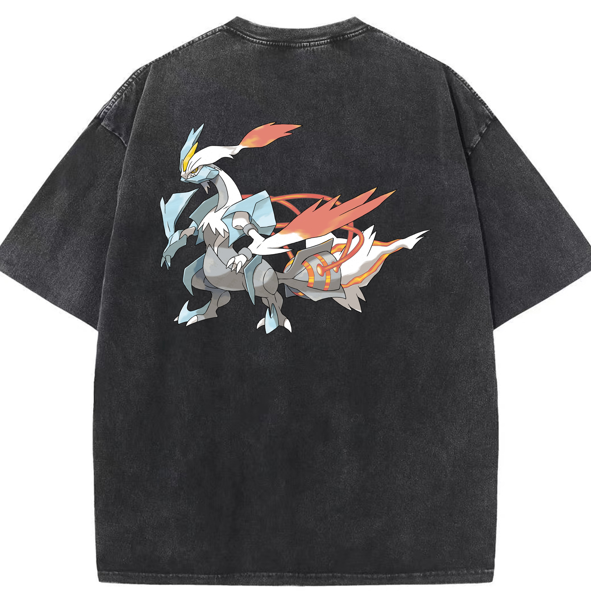 （画像用） ポケットモンスター Pokémon 綿100% ヴィンテージ風 半袖Tシャツ（背面プリント）