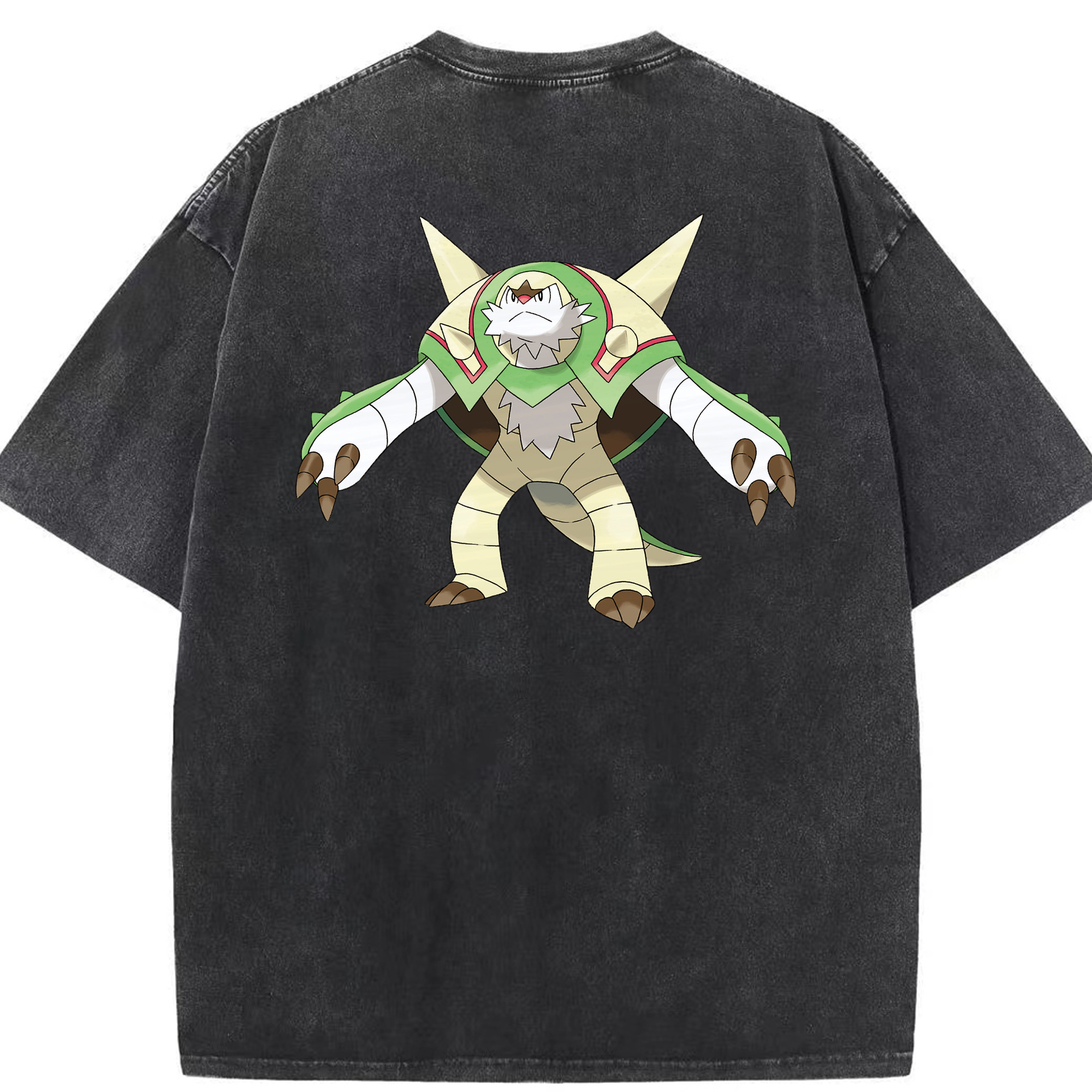 （画像用） ポケットモンスター Pokémon 綿100% ヴィンテージ風 半袖Tシャツ（背面プリント）