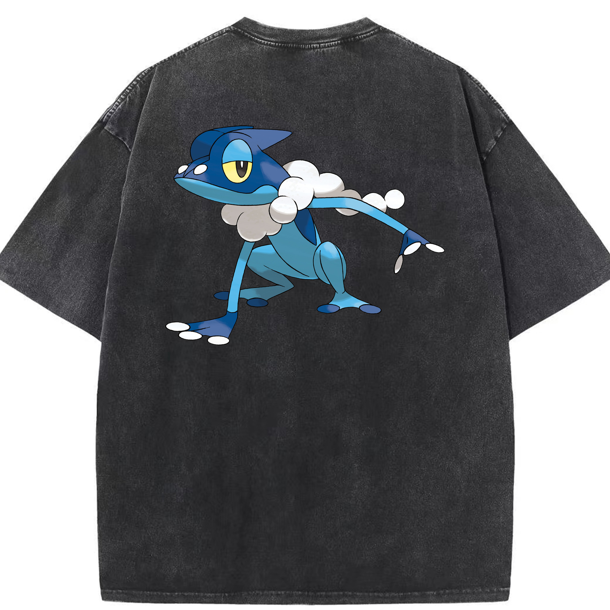 （画像用） ポケットモンスター Pokémon 綿100% ヴィンテージ風 半袖Tシャツ（背面プリント）