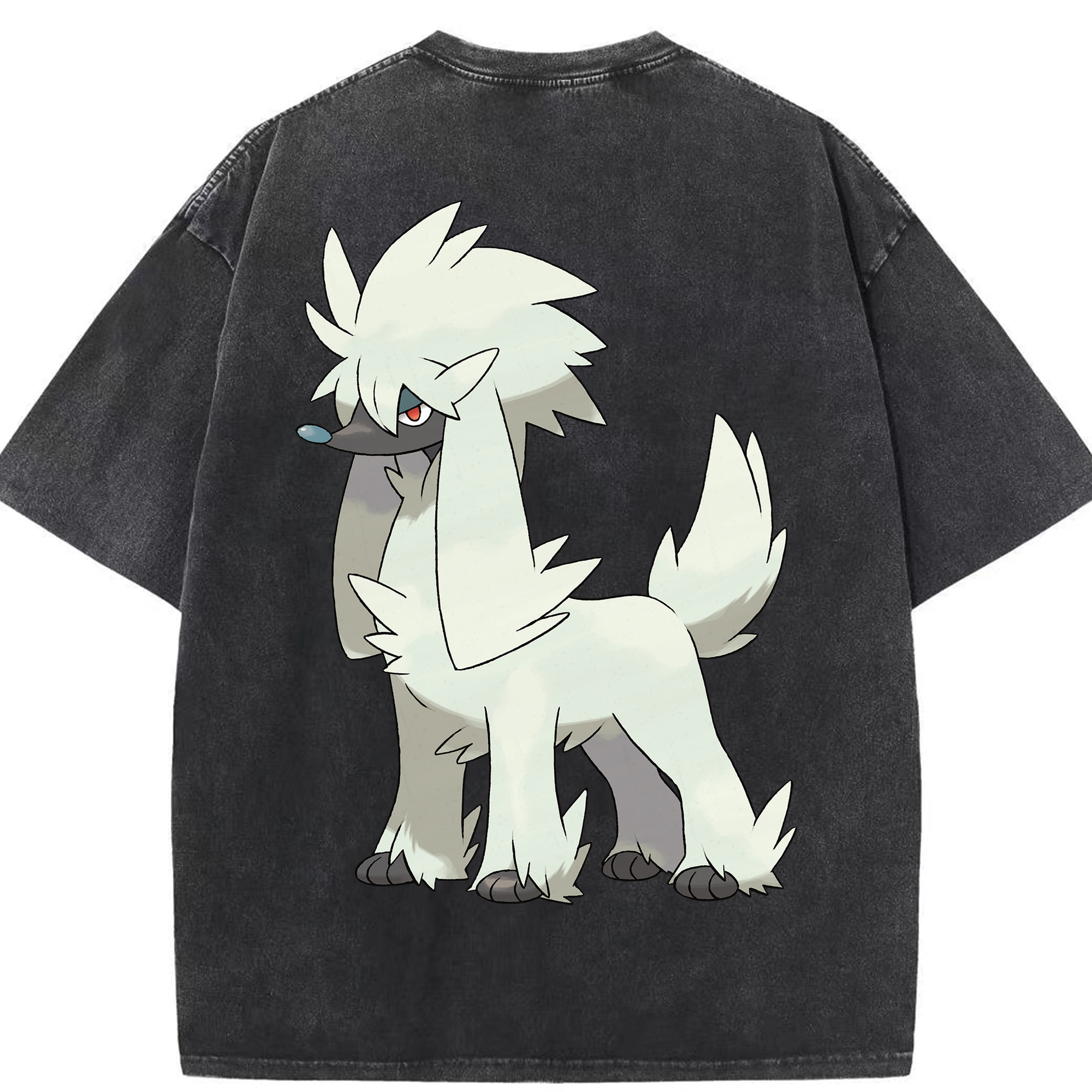 （画像用） ポケットモンスター Pokémon 綿100% ヴィンテージ風 半袖Tシャツ（背面プリント）