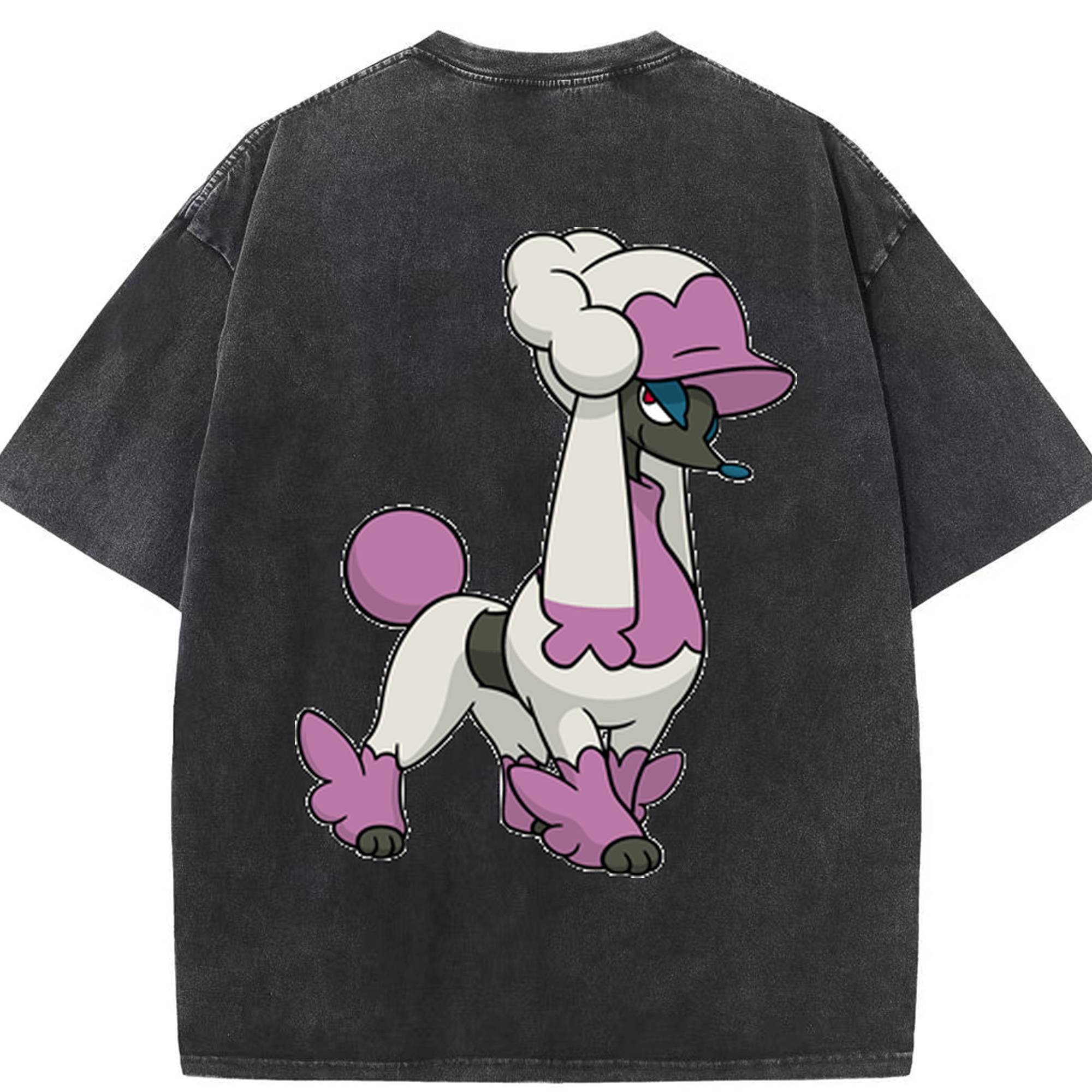 （画像用） ポケットモンスター Pokémon 綿100% ヴィンテージ風 半袖Tシャツ（背面プリント）