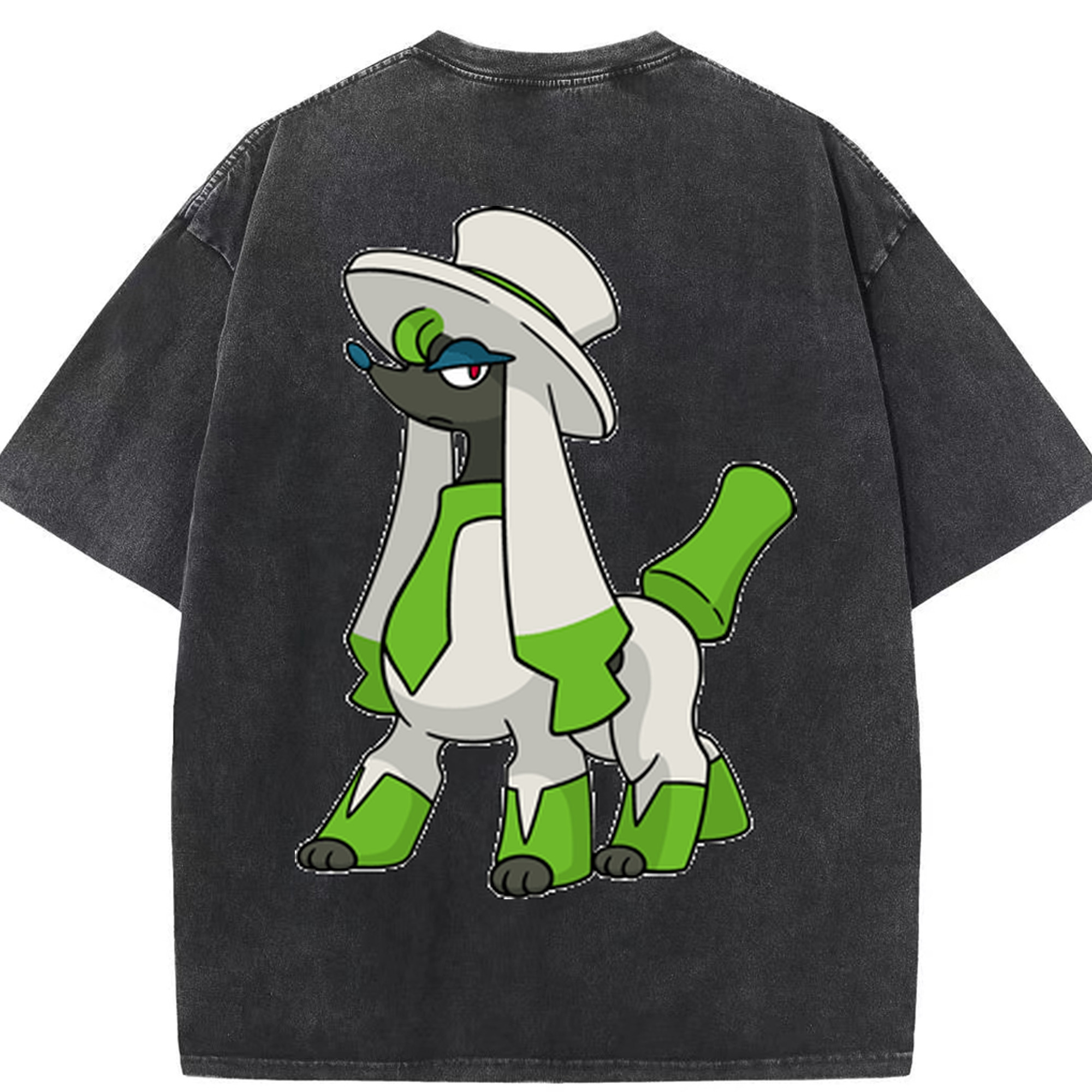 （画像用） ポケットモンスター Pokémon 綿100% ヴィンテージ風 半袖Tシャツ（背面プリント）