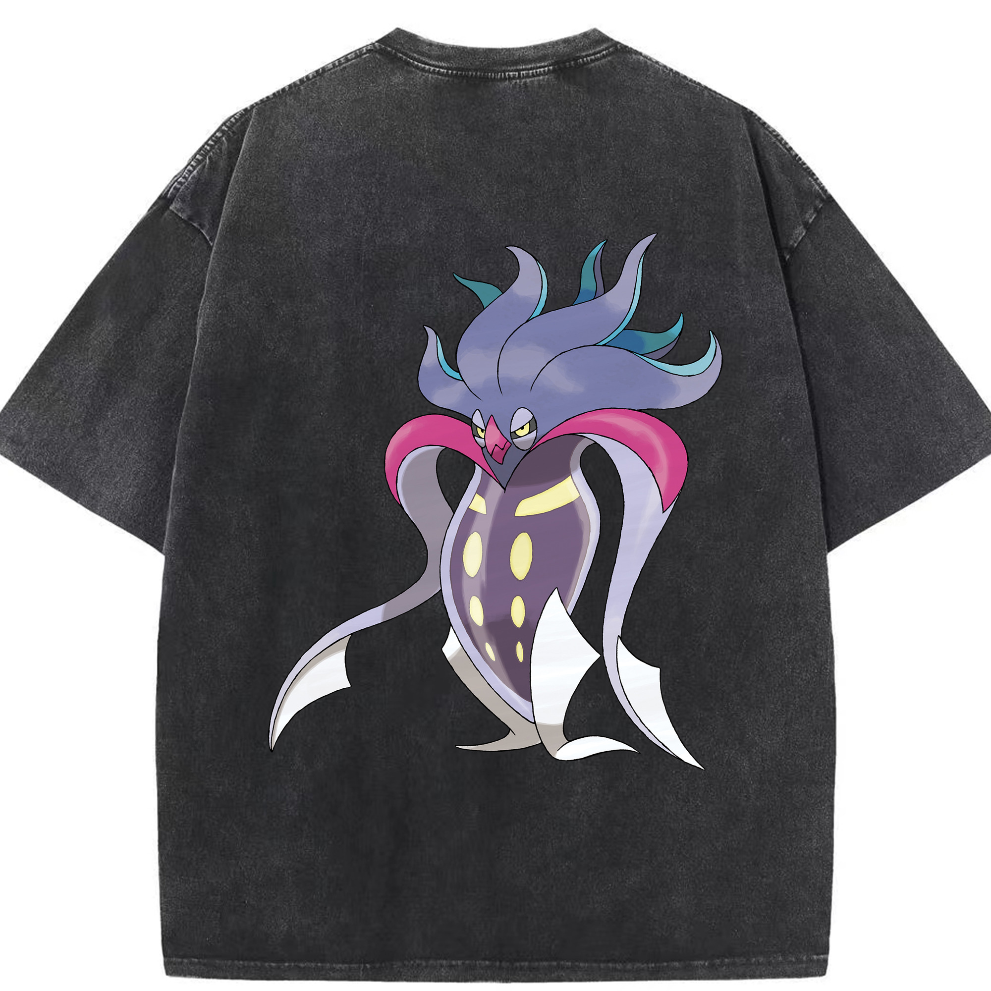 （画像用） ポケットモンスター Pokémon 綿100% ヴィンテージ風 半袖Tシャツ（背面プリント）