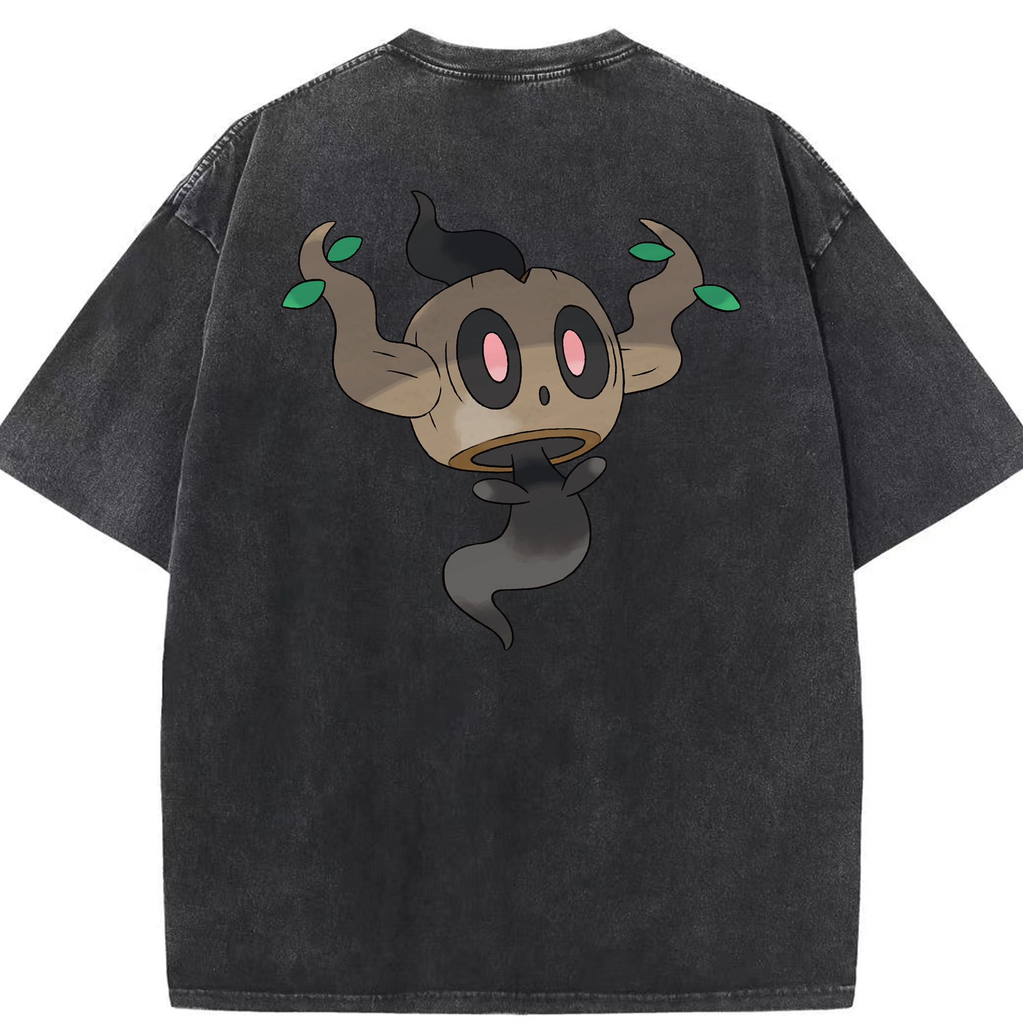（画像用） ポケットモンスター Pokémon 綿100% ヴィンテージ風 半袖Tシャツ（背面プリント）