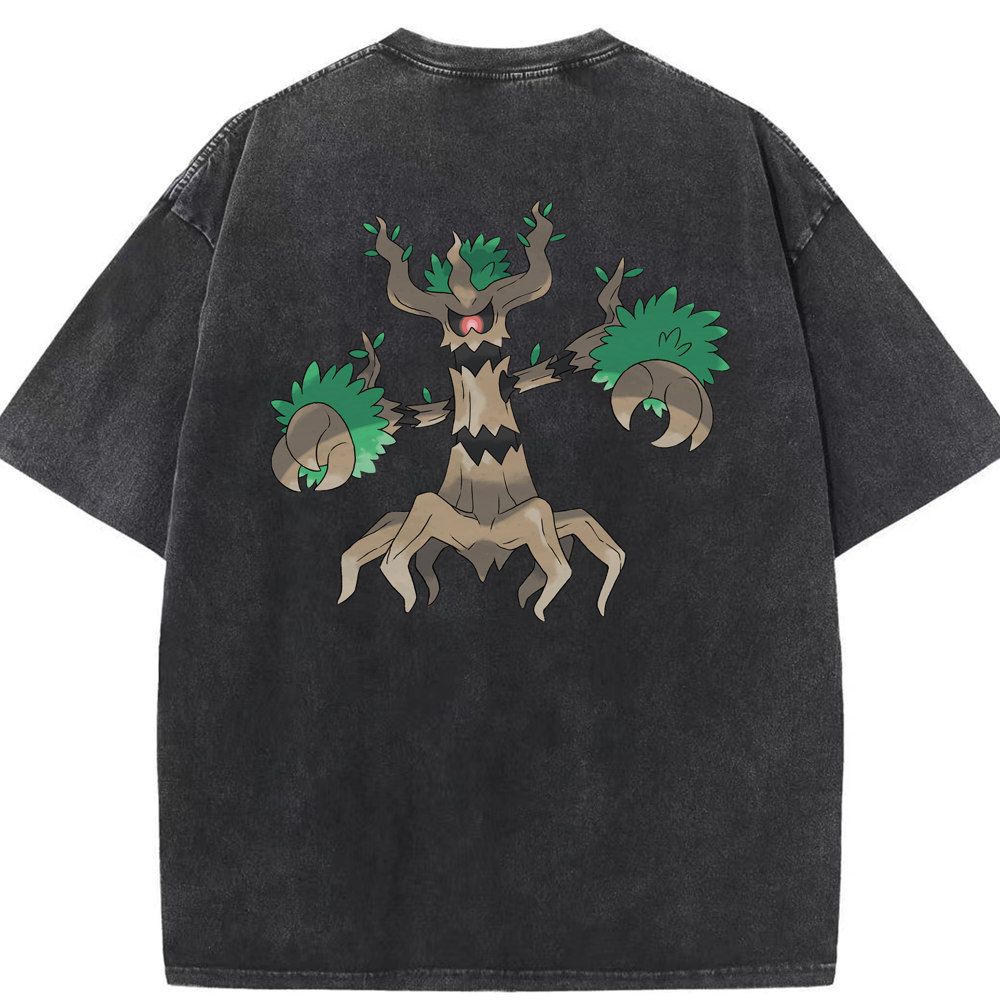 （画像用） ポケットモンスター Pokémon 綿100% ヴィンテージ風 半袖Tシャツ（背面プリント）