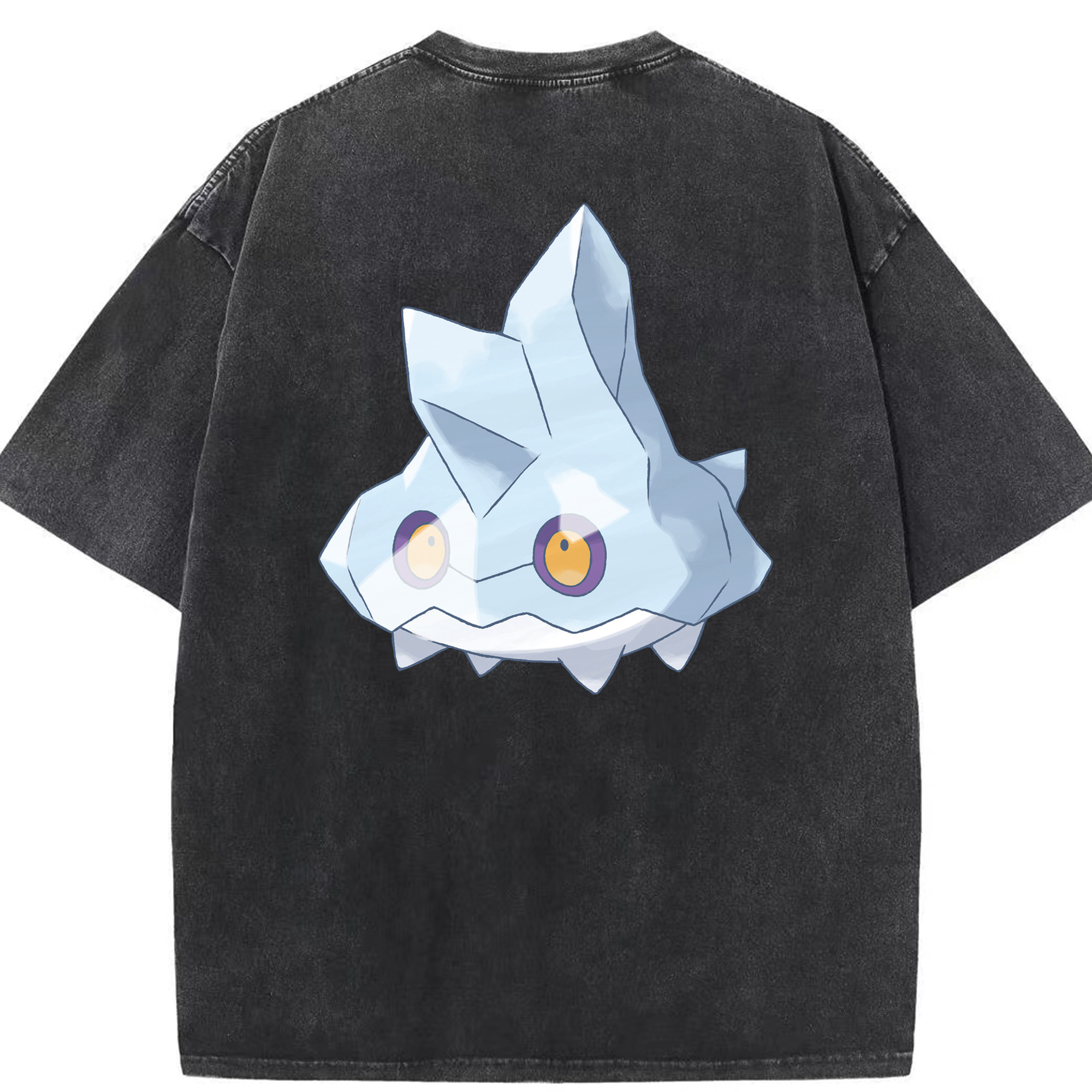 （画像用） ポケットモンスター Pokémon 綿100% ヴィンテージ風 半袖Tシャツ（背面プリント）