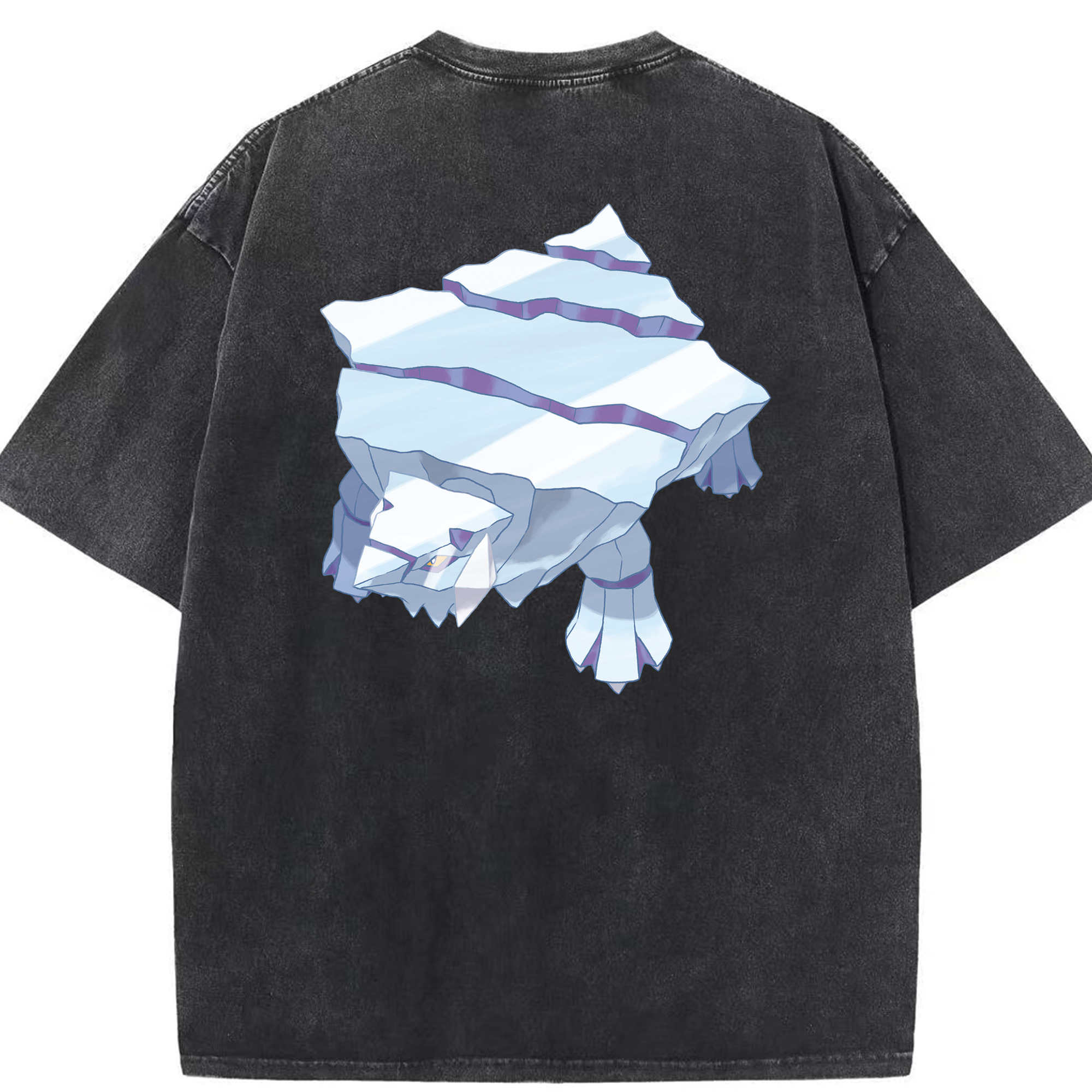 （画像用） ポケットモンスター Pokémon 綿100% ヴィンテージ風 半袖Tシャツ（背面プリント）