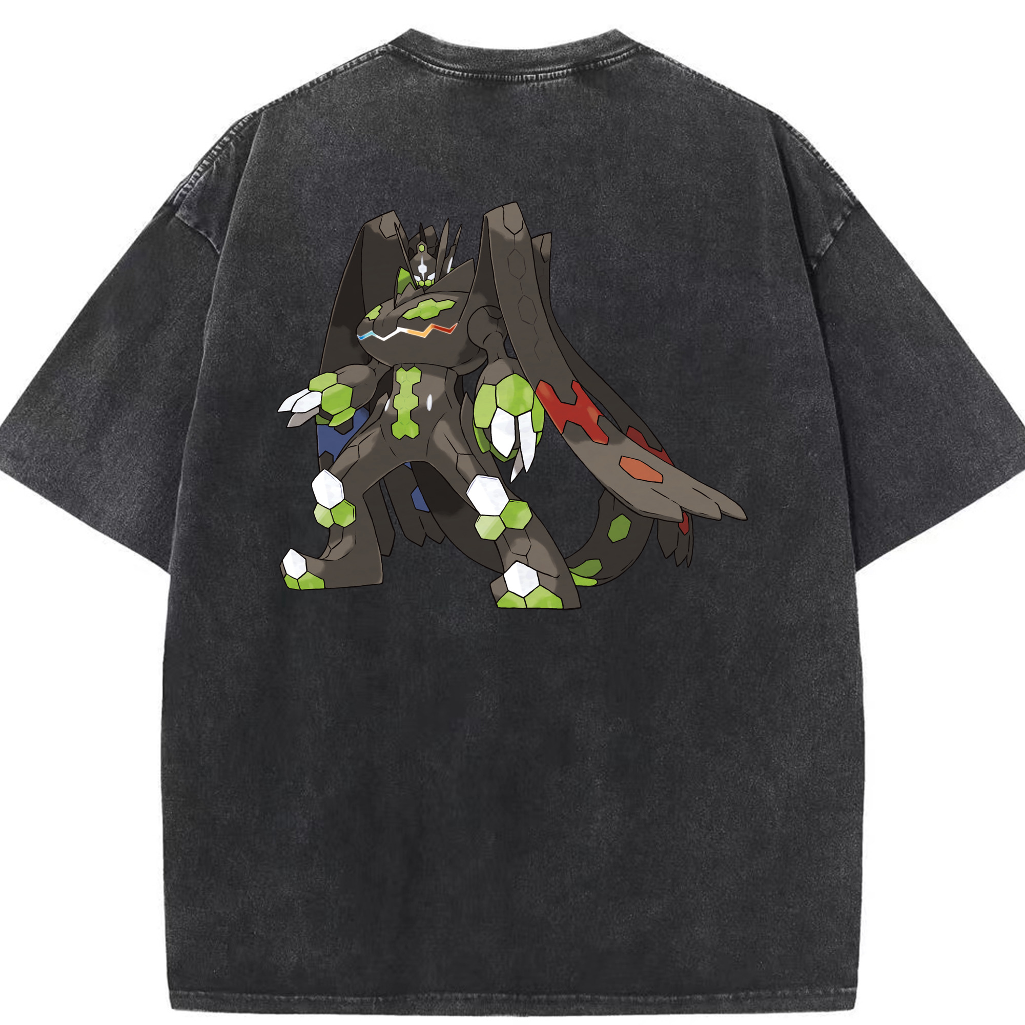 （画像用） ポケットモンスター Pokémon 綿100% ヴィンテージ風 半袖Tシャツ（背面プリント）