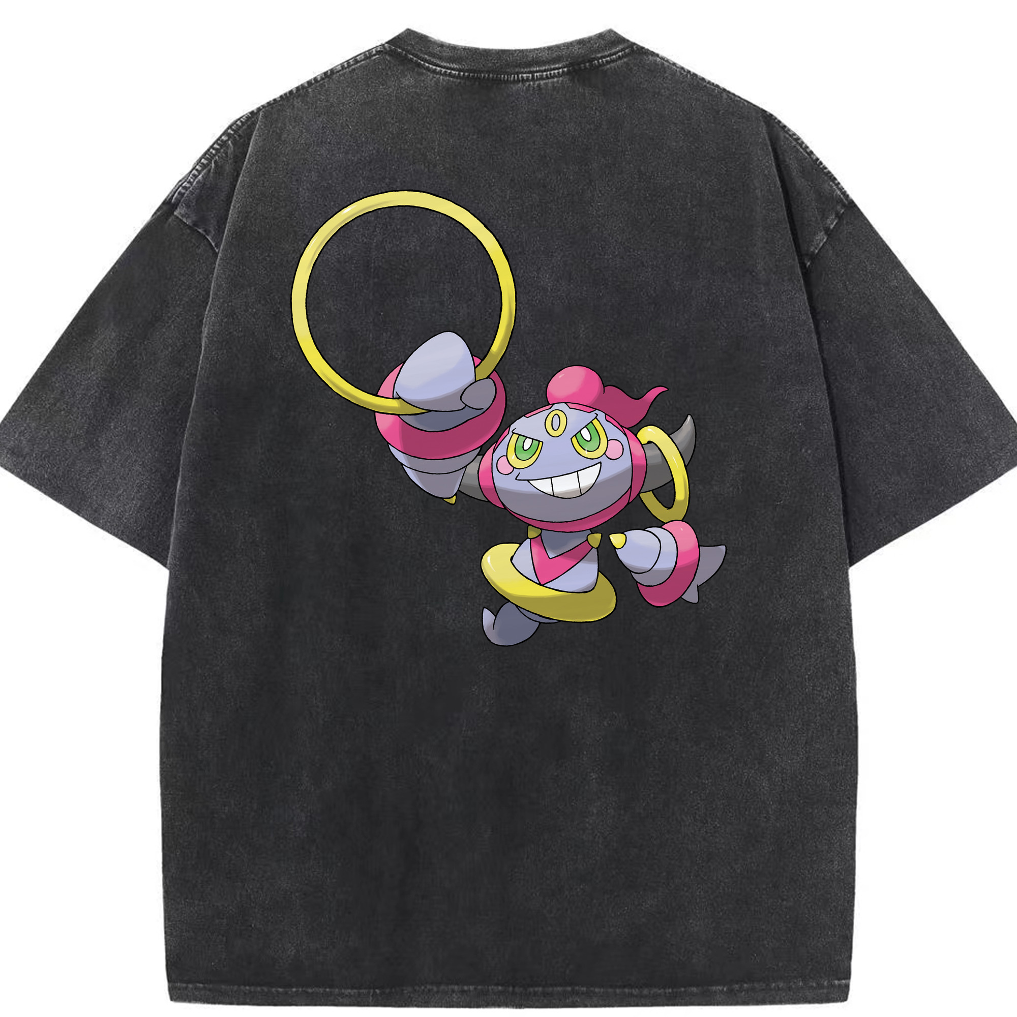 （画像用） ポケットモンスター Pokémon 綿100% ヴィンテージ風 半袖Tシャツ（背面プリント）