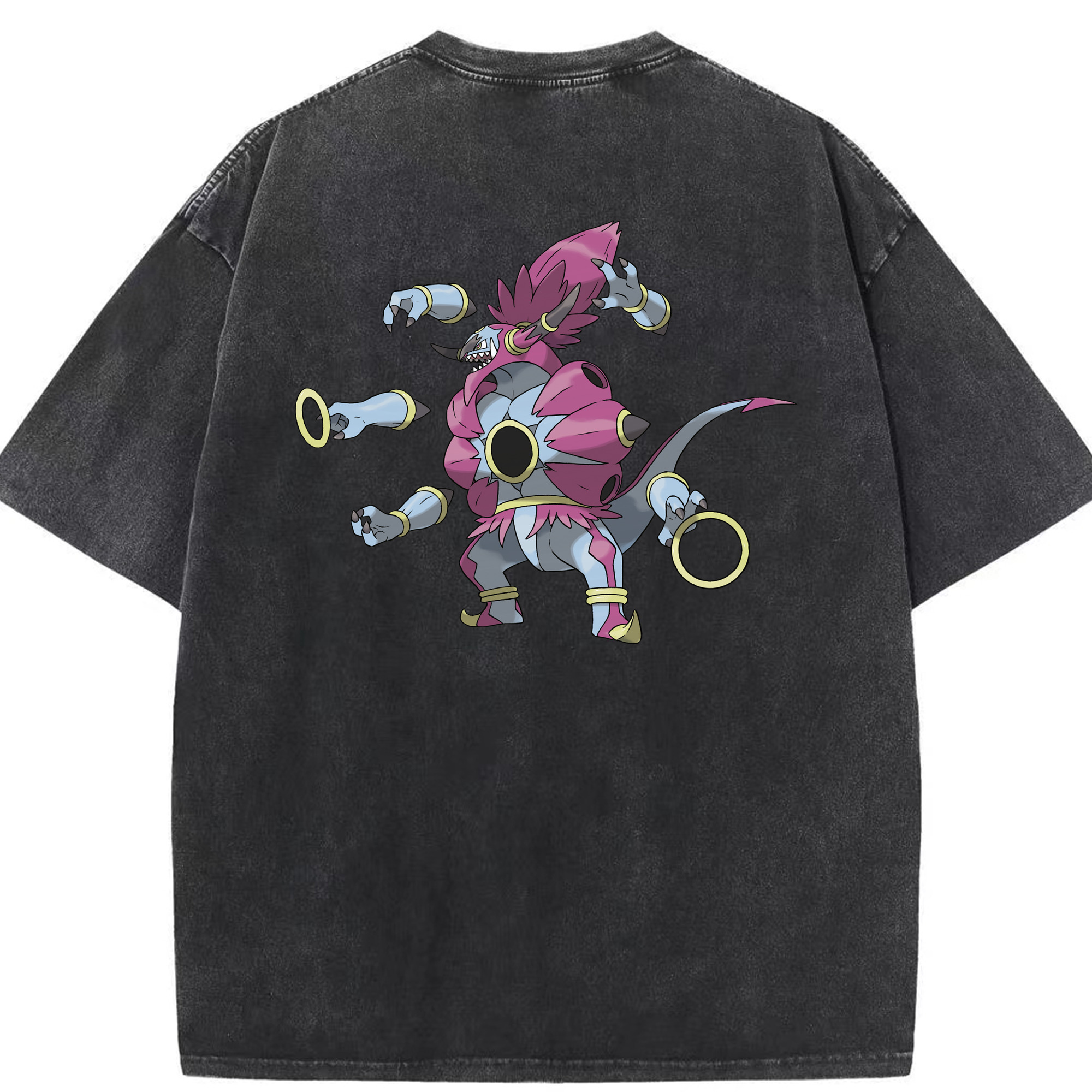 （画像用） ポケットモンスター Pokémon 綿100% ヴィンテージ風 半袖Tシャツ（背面プリント）