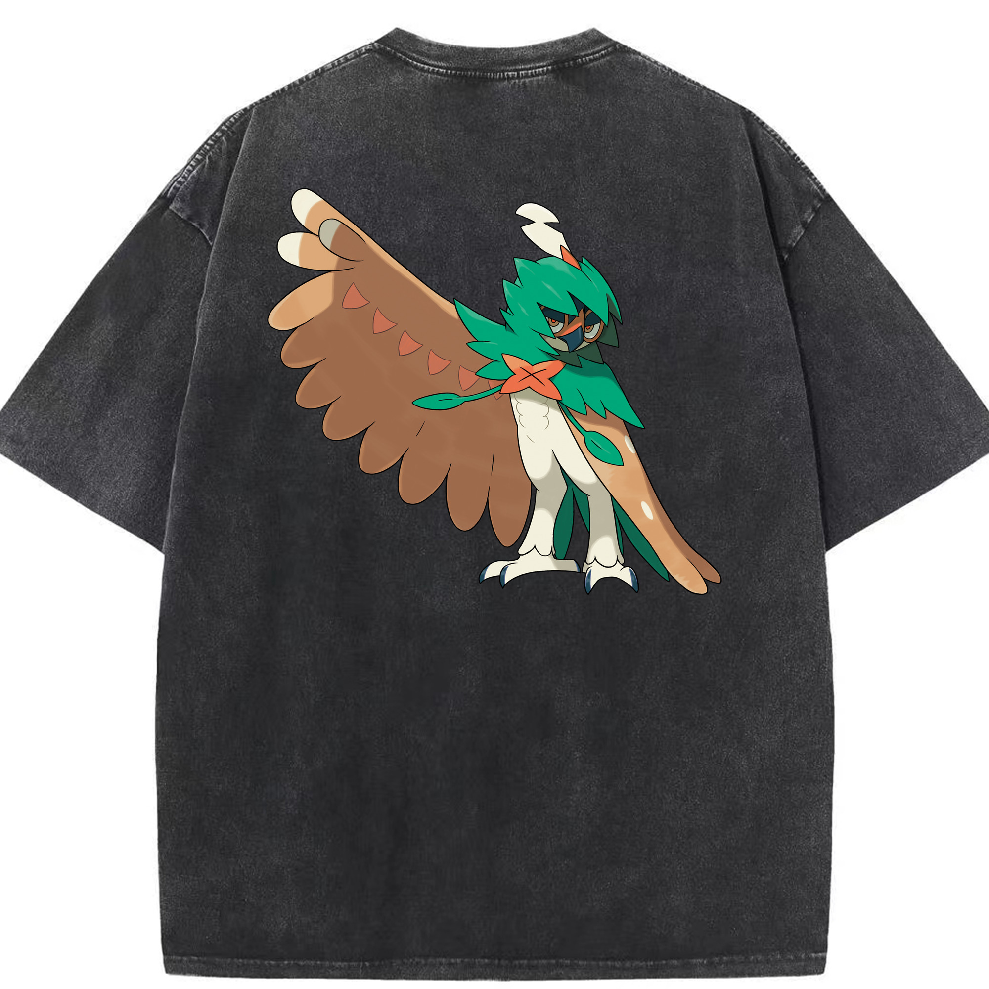 （画像用） ポケットモンスター Pokémon 綿100% ヴィンテージ風 半袖Tシャツ（背面プリント）