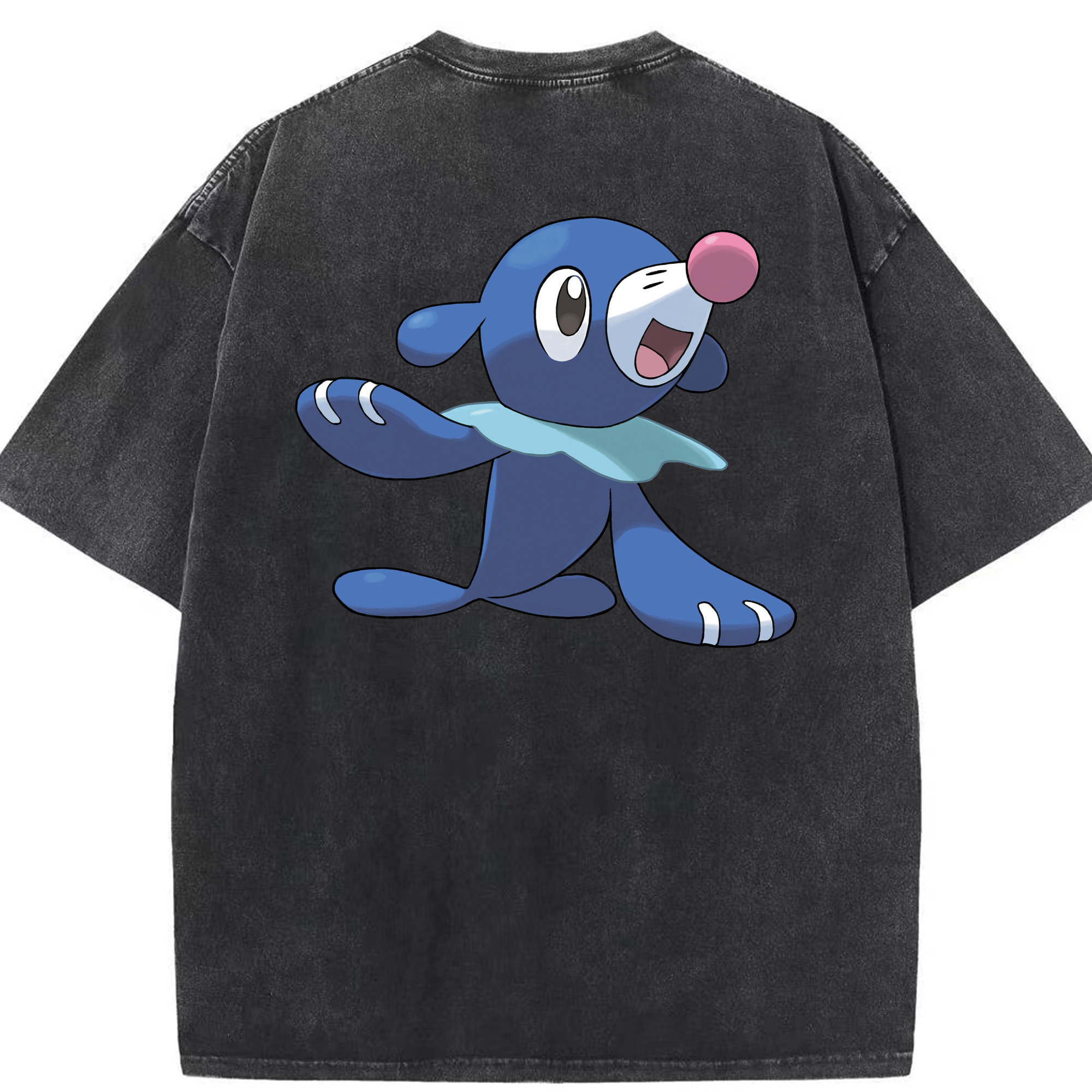 （画像用） ポケットモンスター Pokémon 綿100% ヴィンテージ風 半袖Tシャツ（背面プリント）