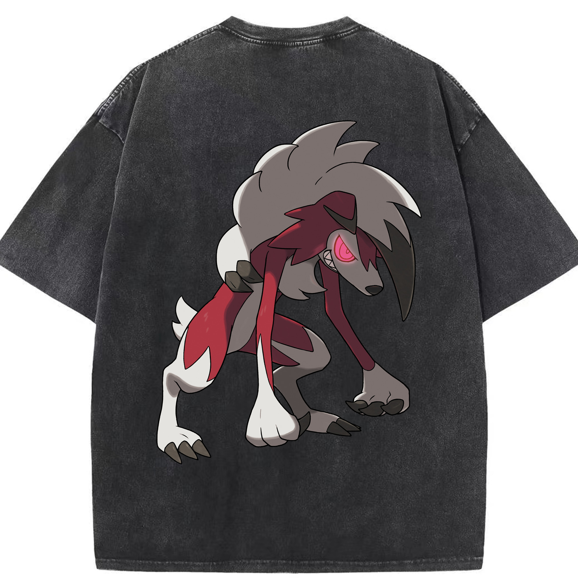 （画像用） ポケットモンスター Pokémon 綿100% ヴィンテージ風 半袖Tシャツ（背面プリント）