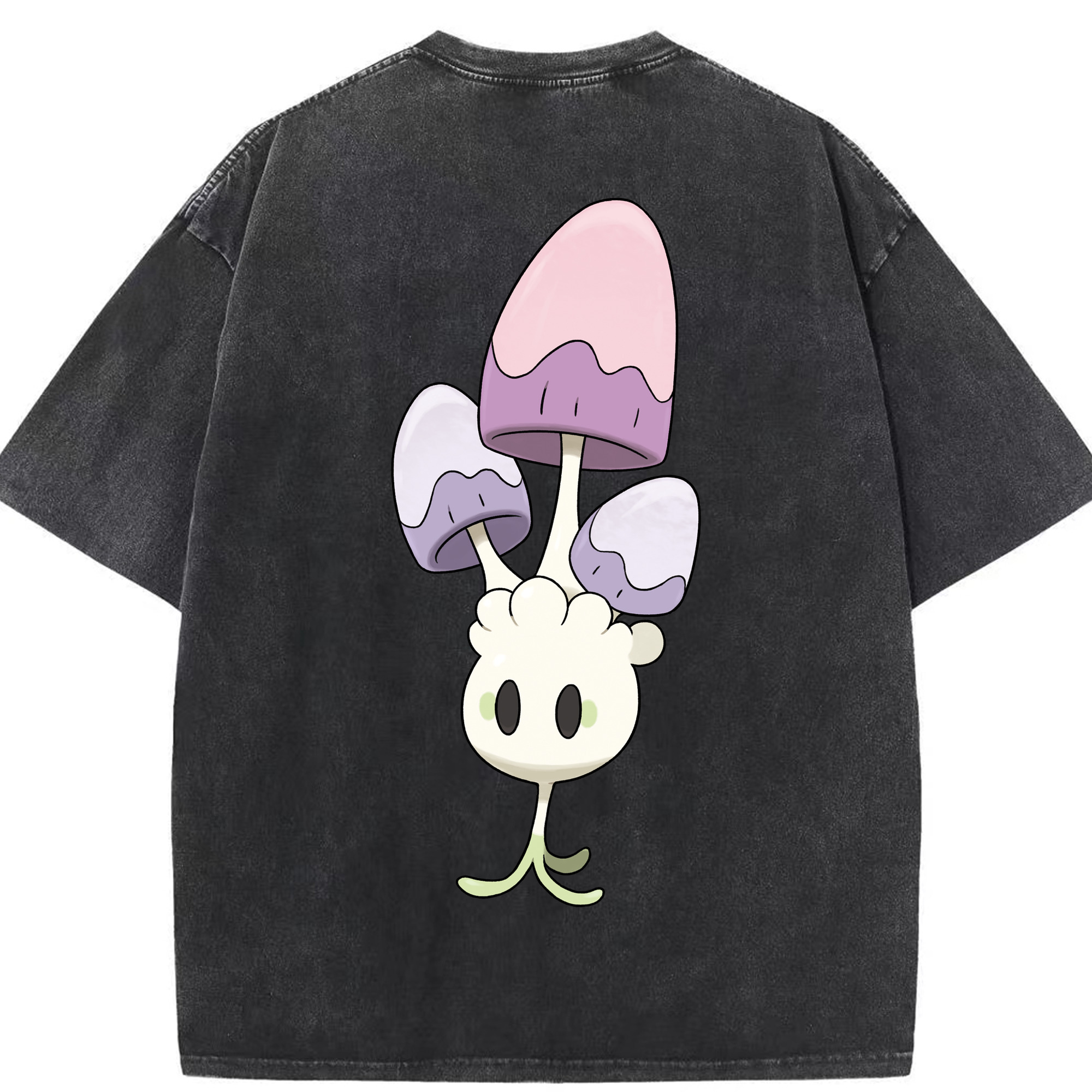 （画像用） ポケットモンスター Pokémon 綿100% ヴィンテージ風 半袖Tシャツ（背面プリント）