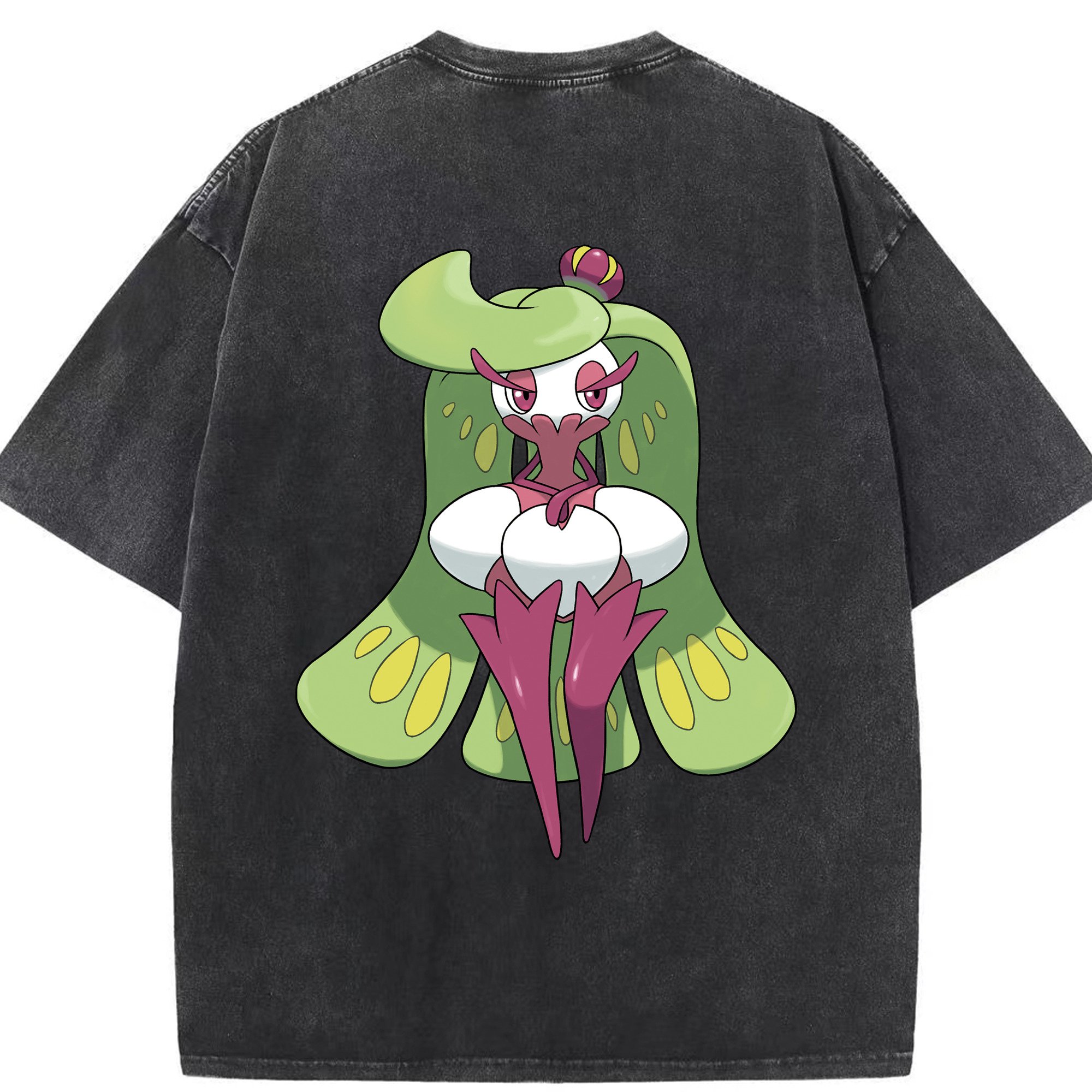 （画像用） ポケットモンスター Pokémon 綿100% ヴィンテージ風 半袖Tシャツ（背面プリント）