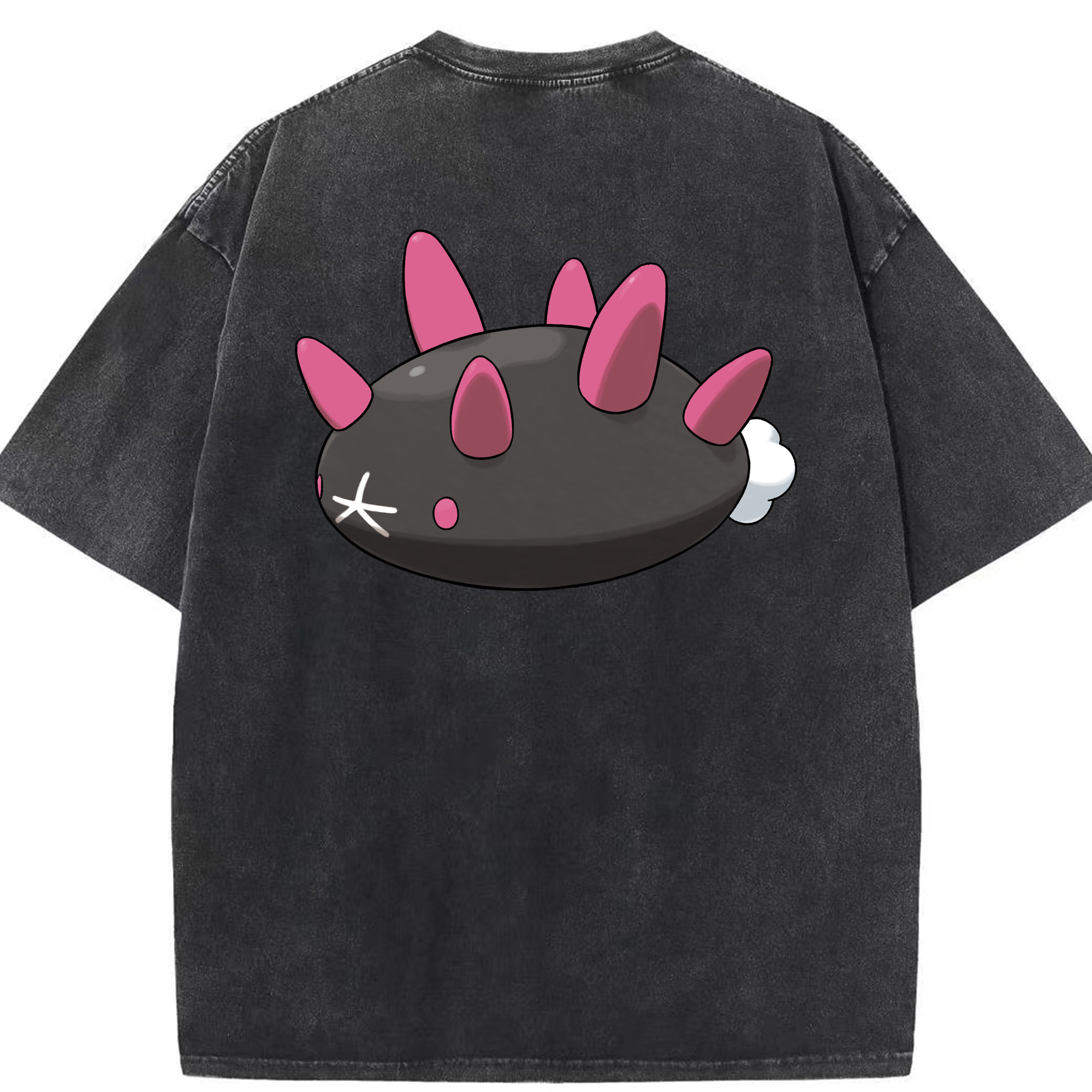 （画像用） ポケットモンスター Pokémon 綿100% ヴィンテージ風 半袖Tシャツ（背面プリント）