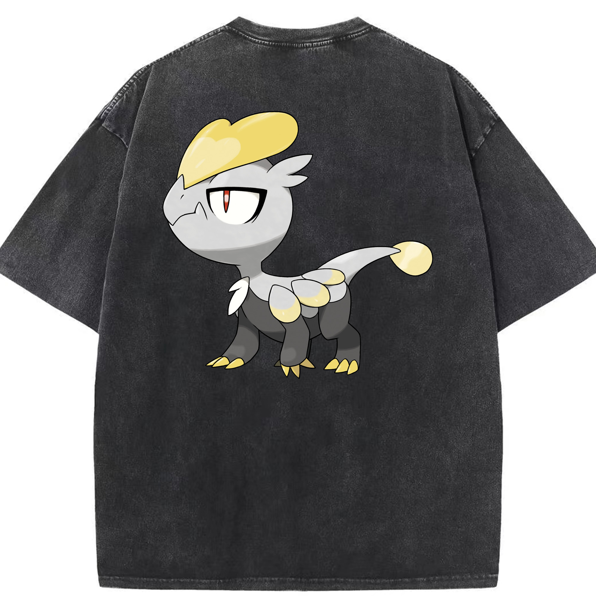 （画像用） ポケットモンスター Pokémon 綿100% ヴィンテージ風 半袖Tシャツ（背面プリント）