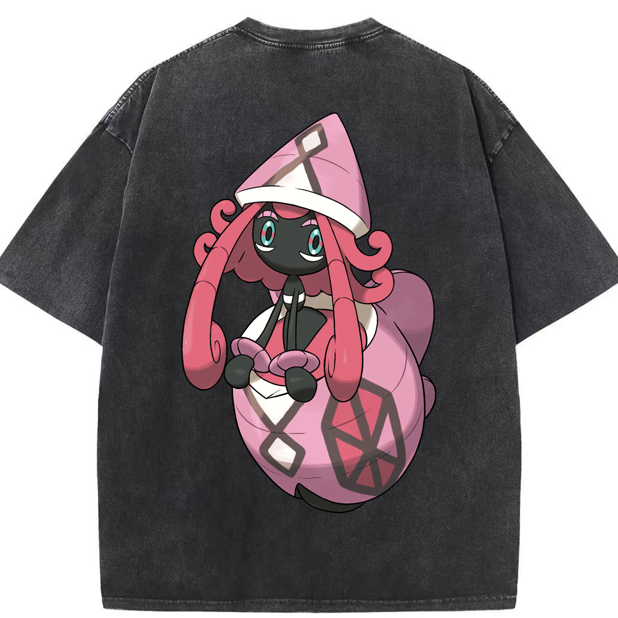 （画像用） ポケットモンスター Pokémon 綿100% ヴィンテージ風 半袖Tシャツ（背面プリント）