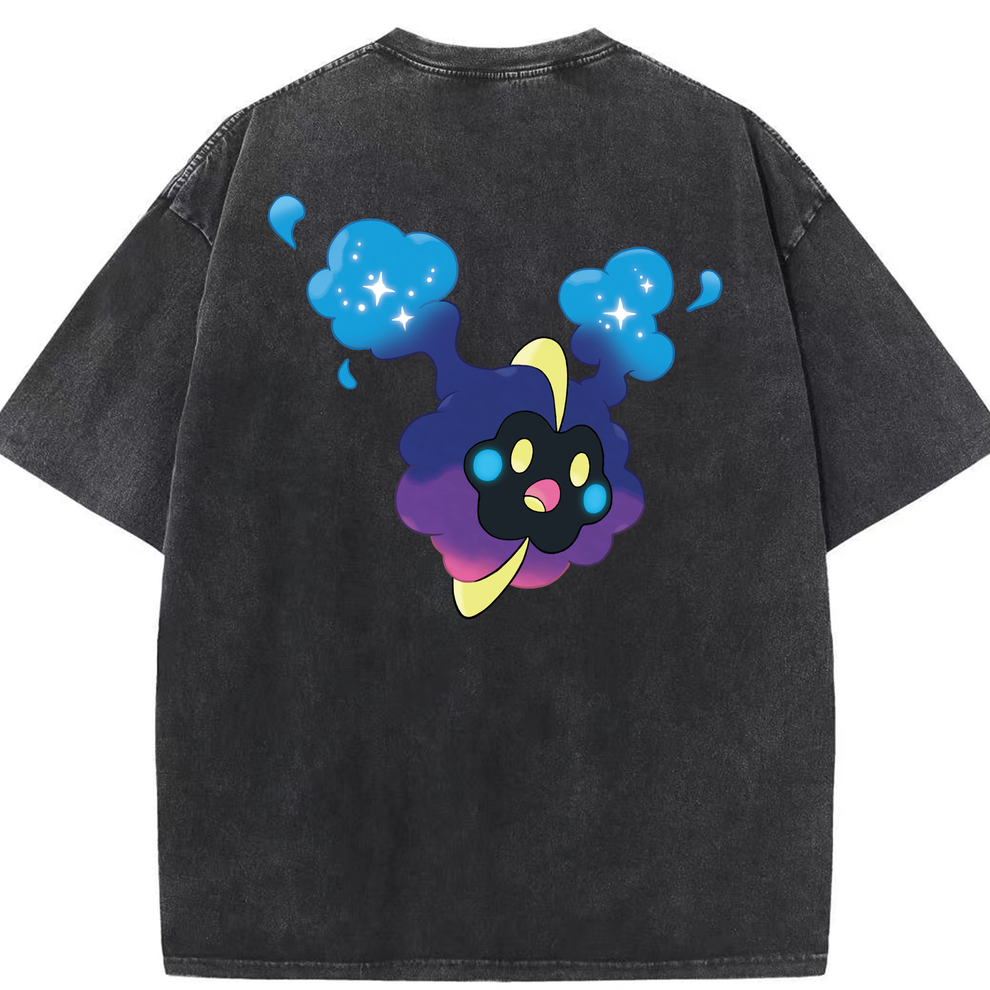 （画像用） ポケットモンスター Pokémon 綿100% ヴィンテージ風 半袖Tシャツ（背面プリント）