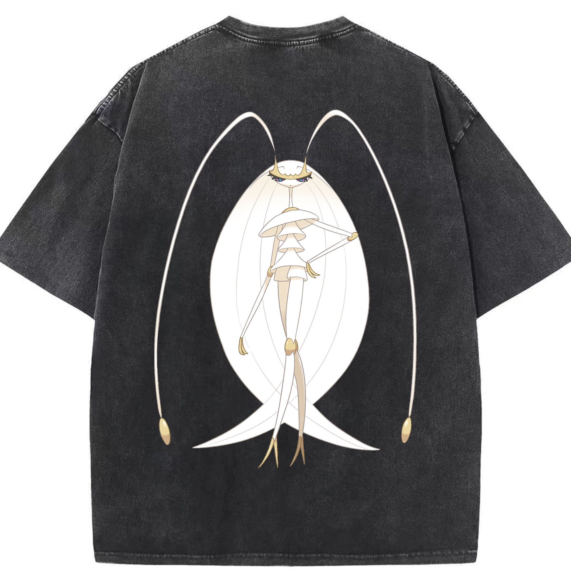 （画像用） ポケットモンスター Pokémon 綿100% ヴィンテージ風 半袖Tシャツ（背面プリント）