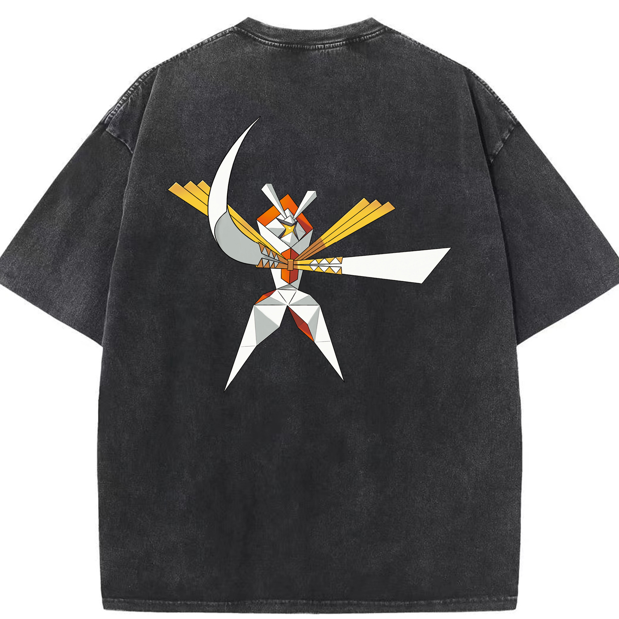 （画像用） ポケットモンスター Pokémon 綿100% ヴィンテージ風 半袖Tシャツ（背面プリント）