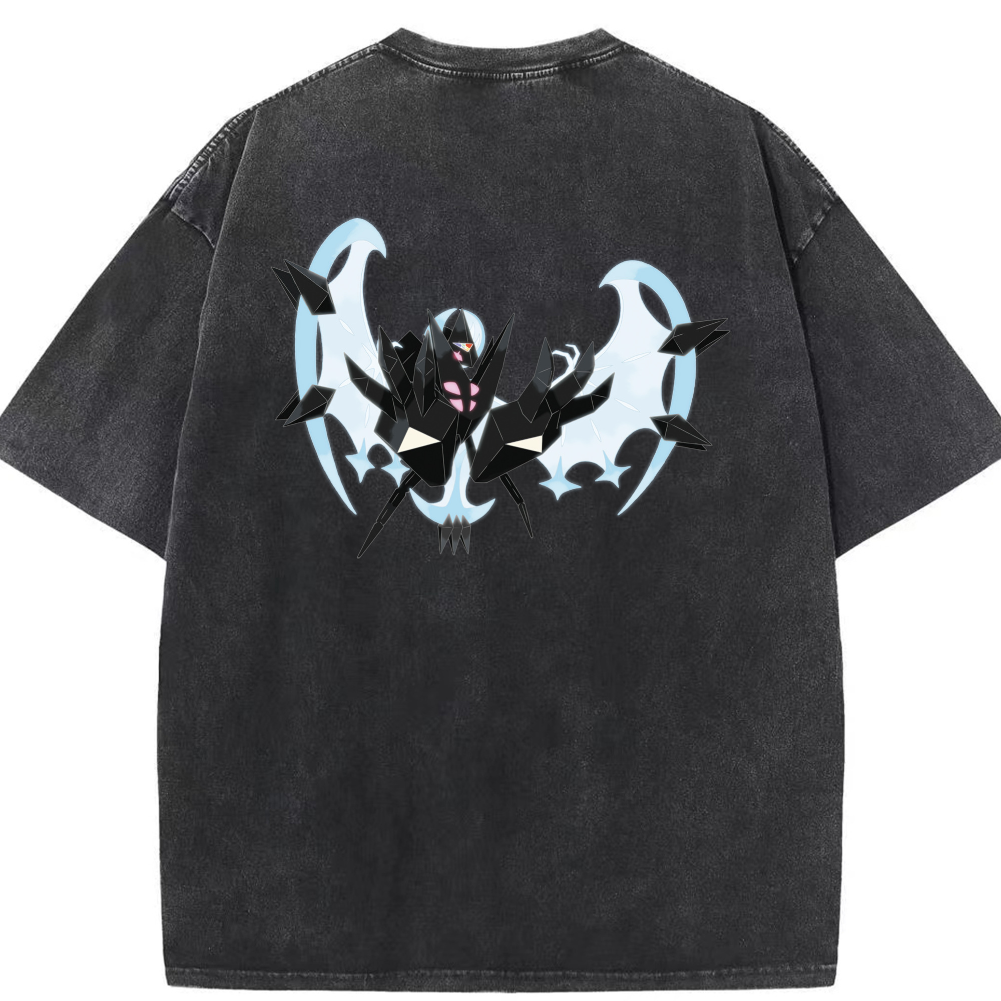 （画像用） ポケットモンスター Pokémon 綿100% ヴィンテージ風 半袖Tシャツ（背面プリント）