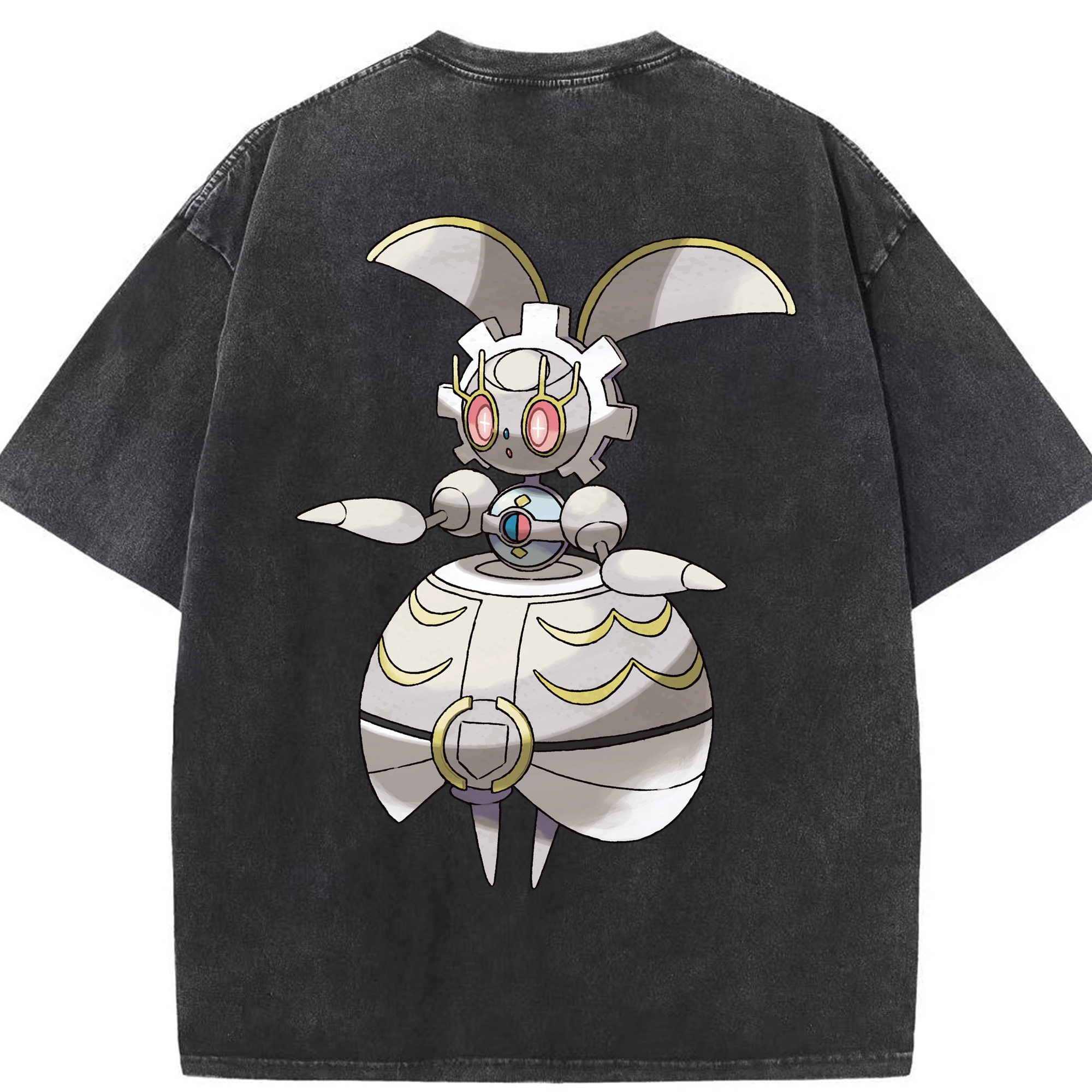 （画像用） ポケットモンスター Pokémon 綿100% ヴィンテージ風 半袖Tシャツ（背面プリント）