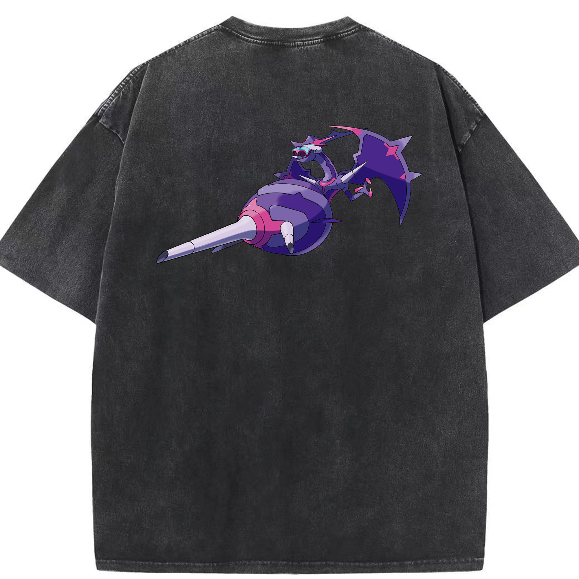 （画像用） ポケットモンスター Pokémon 綿100% ヴィンテージ風 半袖Tシャツ（背面プリント）