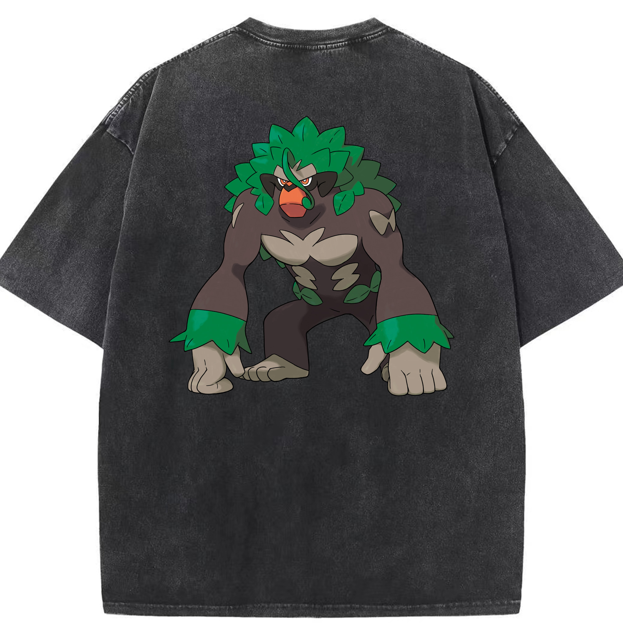 （画像用） ポケットモンスター Pokémon 綿100% ヴィンテージ風 半袖Tシャツ（背面プリント）