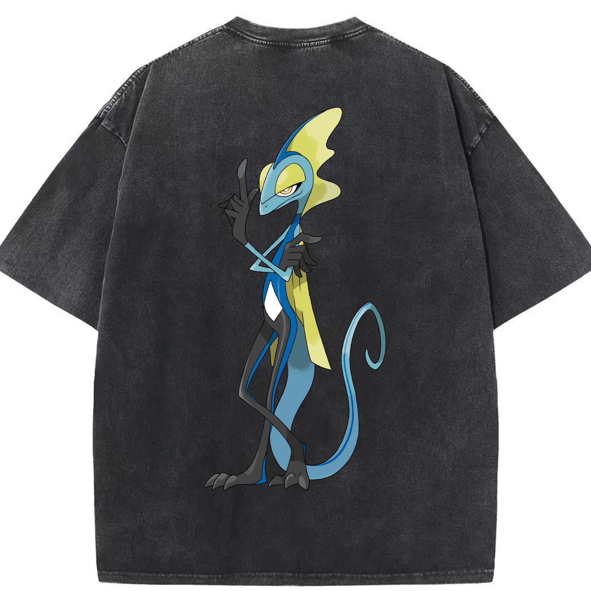 （画像用） ポケットモンスター Pokémon 綿100% ヴィンテージ風 半袖Tシャツ（背面プリント）