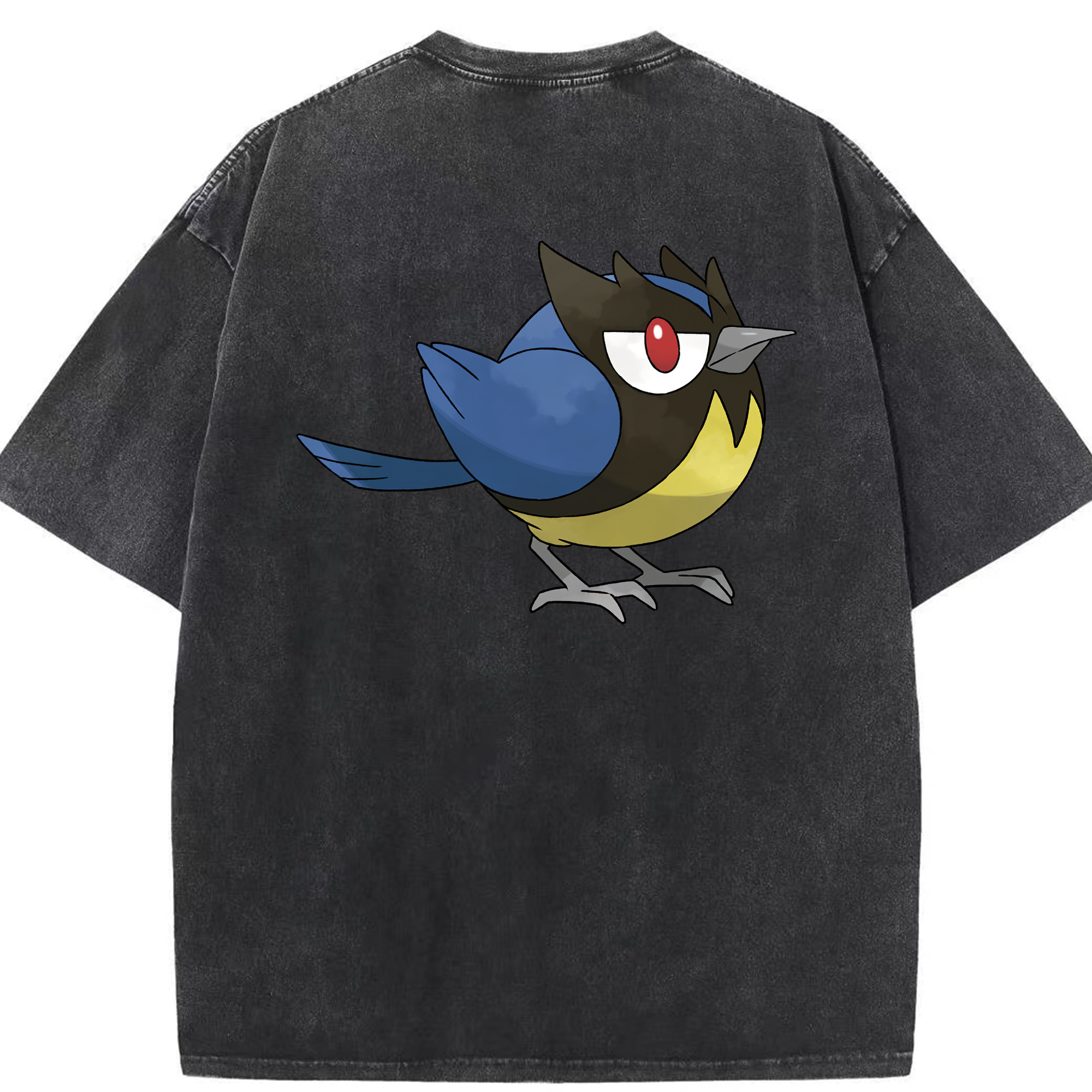 （画像用） ポケットモンスター Pokémon 綿100% ヴィンテージ風 半袖Tシャツ（背面プリント）