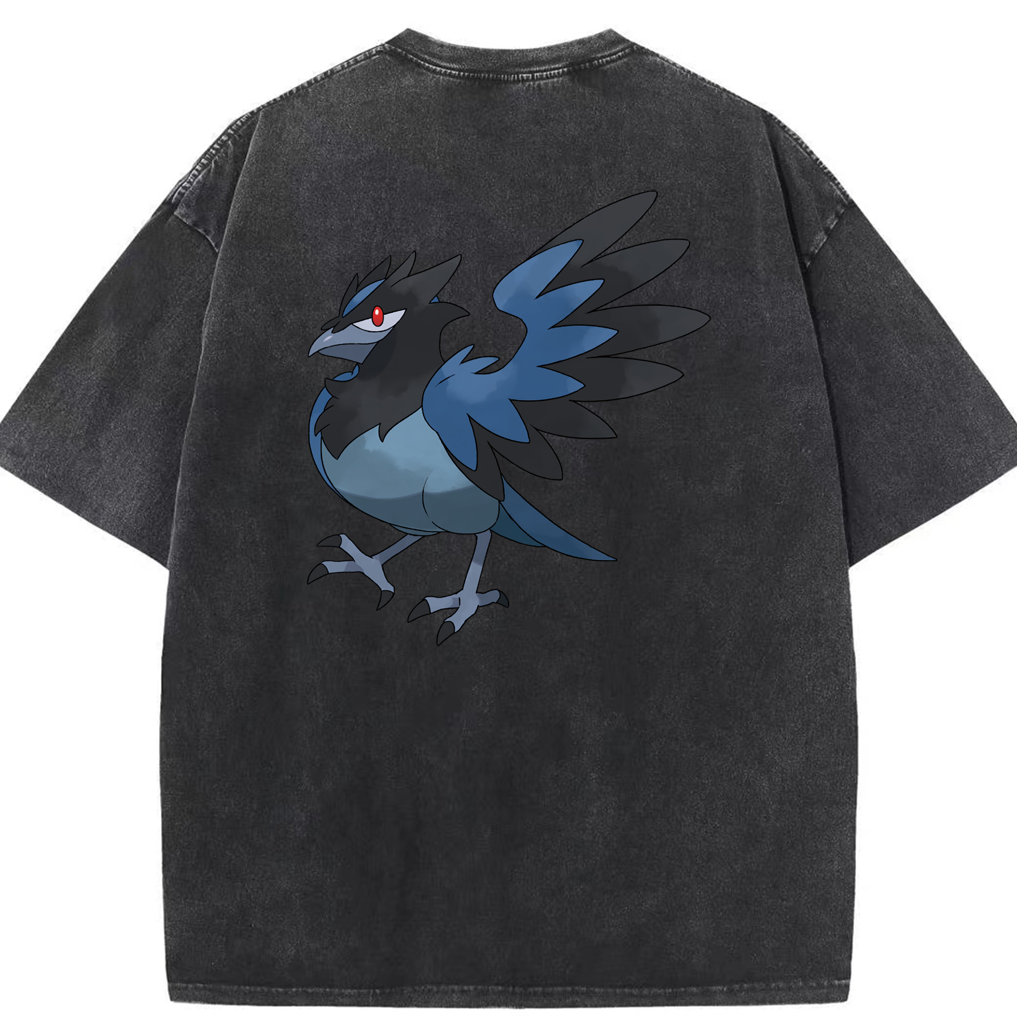 （画像用） ポケットモンスター Pokémon 綿100% ヴィンテージ風 半袖Tシャツ（背面プリント）
