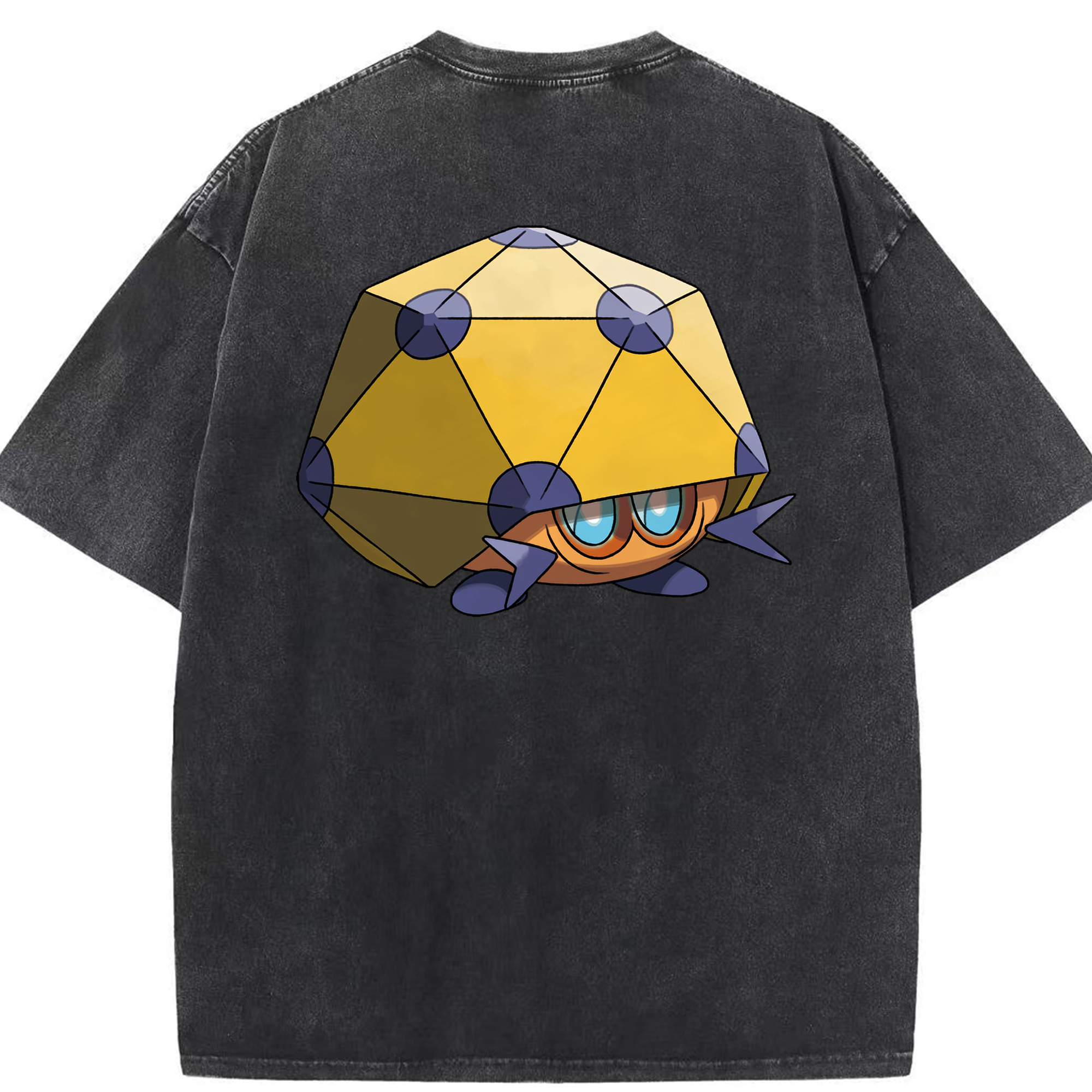 （画像用） ポケットモンスター Pokémon 綿100% ヴィンテージ風 半袖Tシャツ（背面プリント）