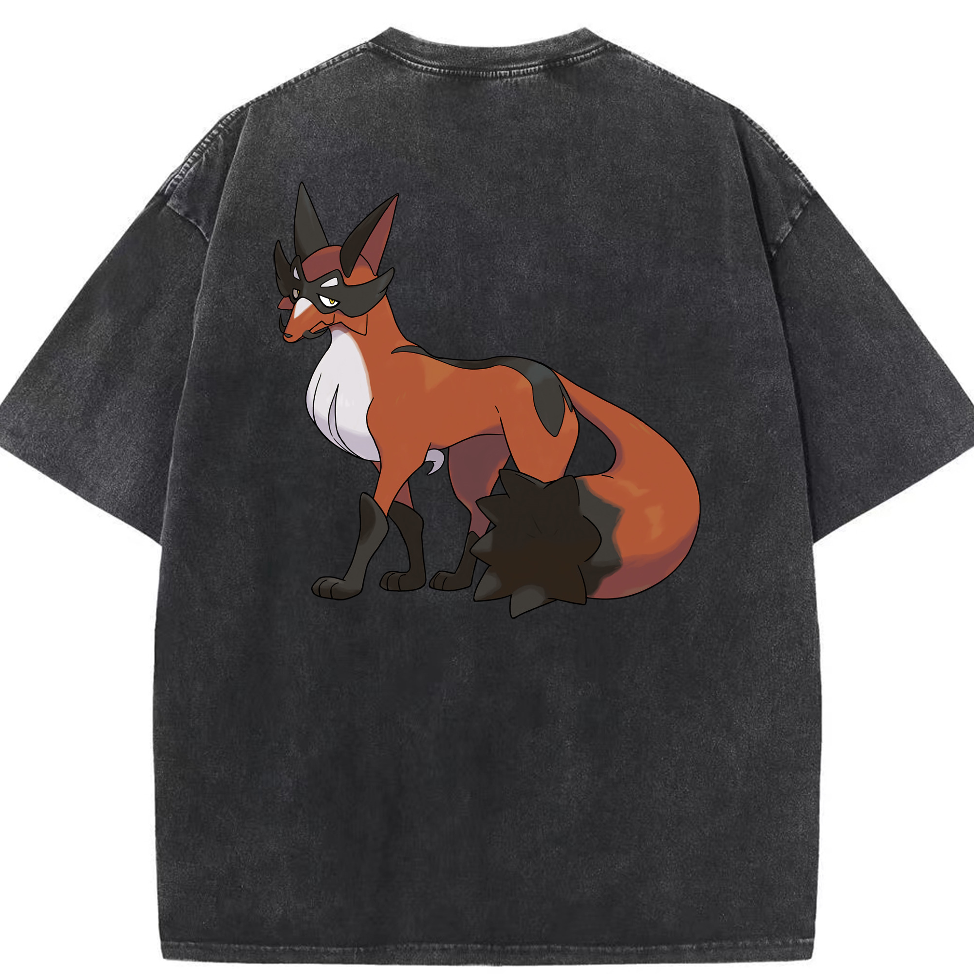 （画像用） ポケットモンスター Pokémon 綿100% ヴィンテージ風 半袖Tシャツ（背面プリント）