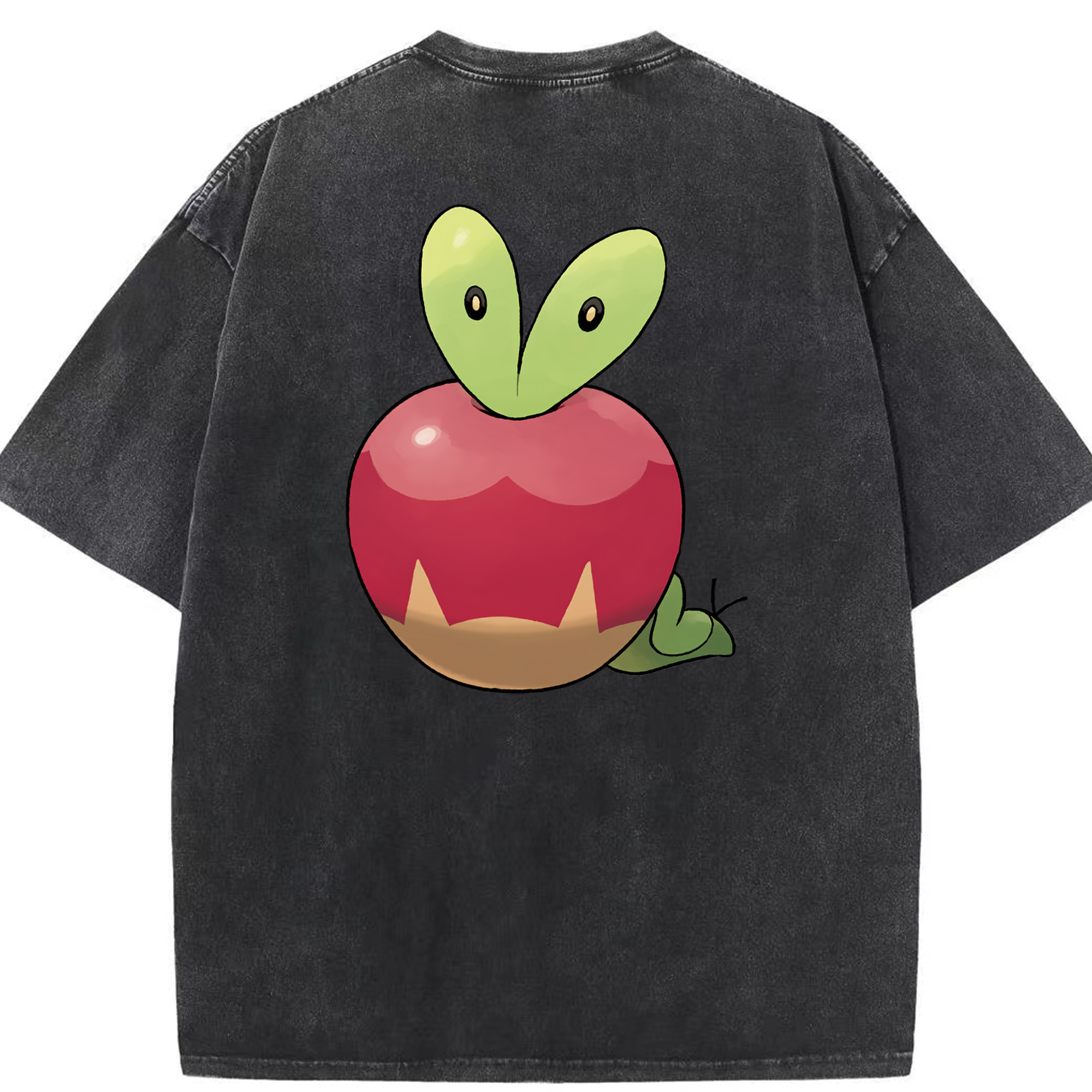 （画像用） ポケットモンスター Pokémon 綿100% ヴィンテージ風 半袖Tシャツ（背面プリント）