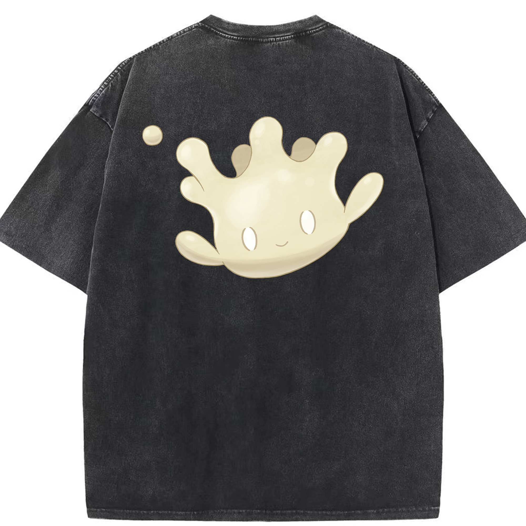 （画像用） ポケットモンスター Pokémon 綿100% ヴィンテージ風 半袖Tシャツ（背面プリント）