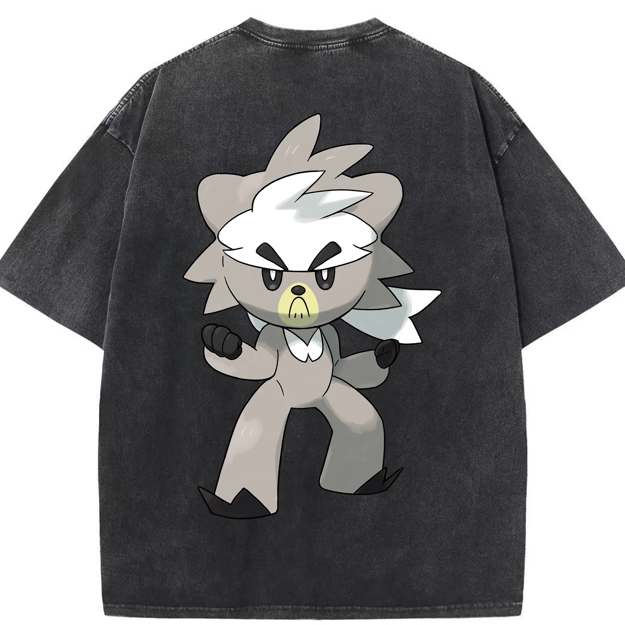 （画像用） ポケットモンスター Pokémon 綿100% ヴィンテージ風 半袖Tシャツ（背面プリント）
