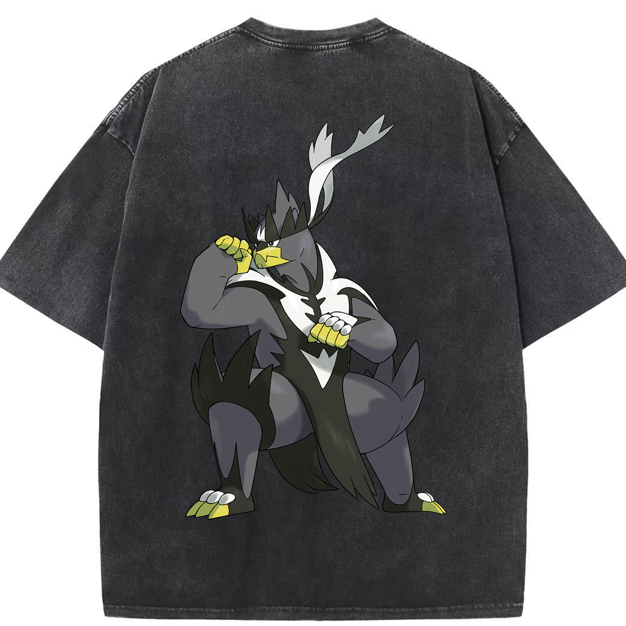 （画像用） ポケットモンスター Pokémon 綿100% ヴィンテージ風 半袖Tシャツ（背面プリント）