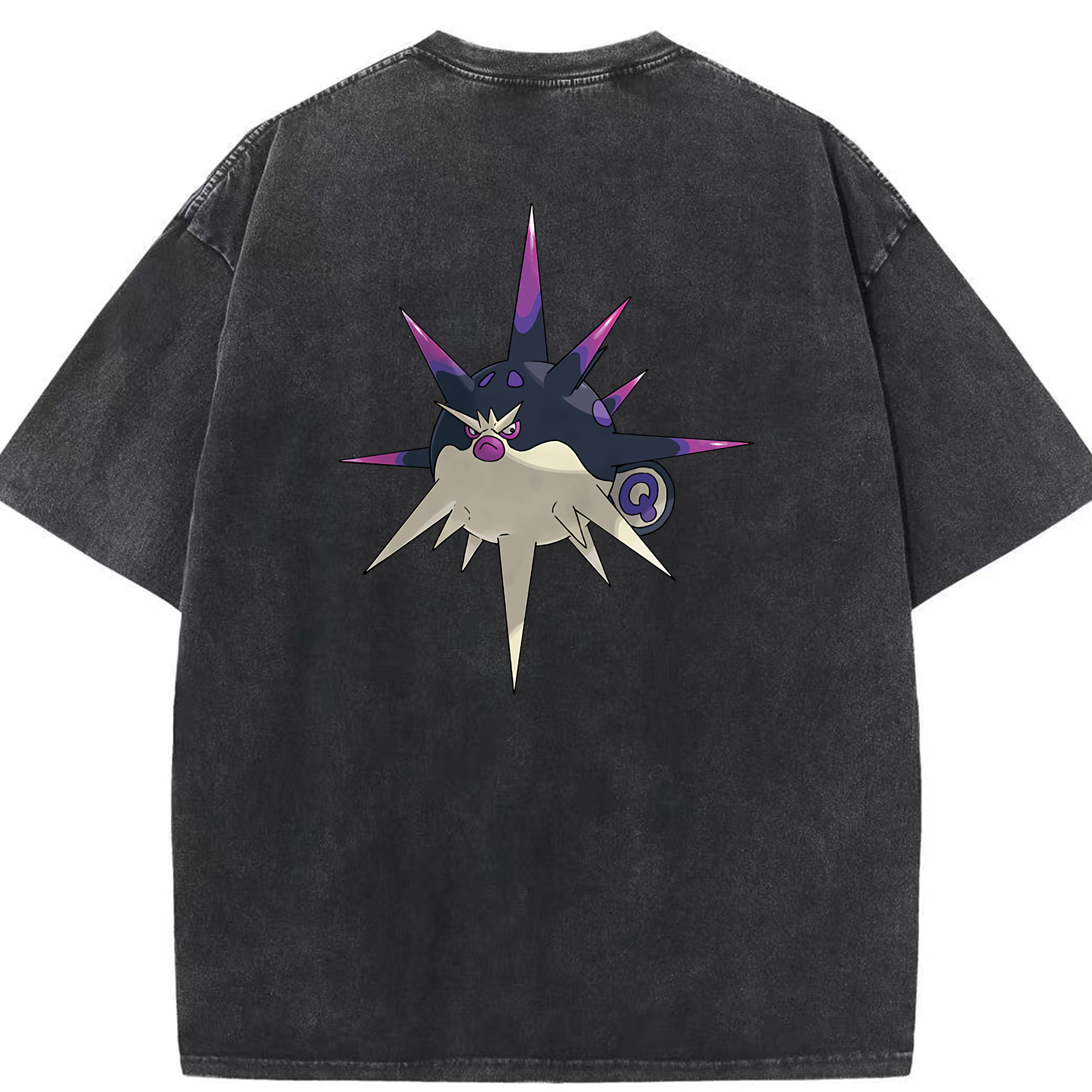 （画像用） ポケットモンスター Pokémon 綿100% ヴィンテージ風 半袖Tシャツ（背面プリント）