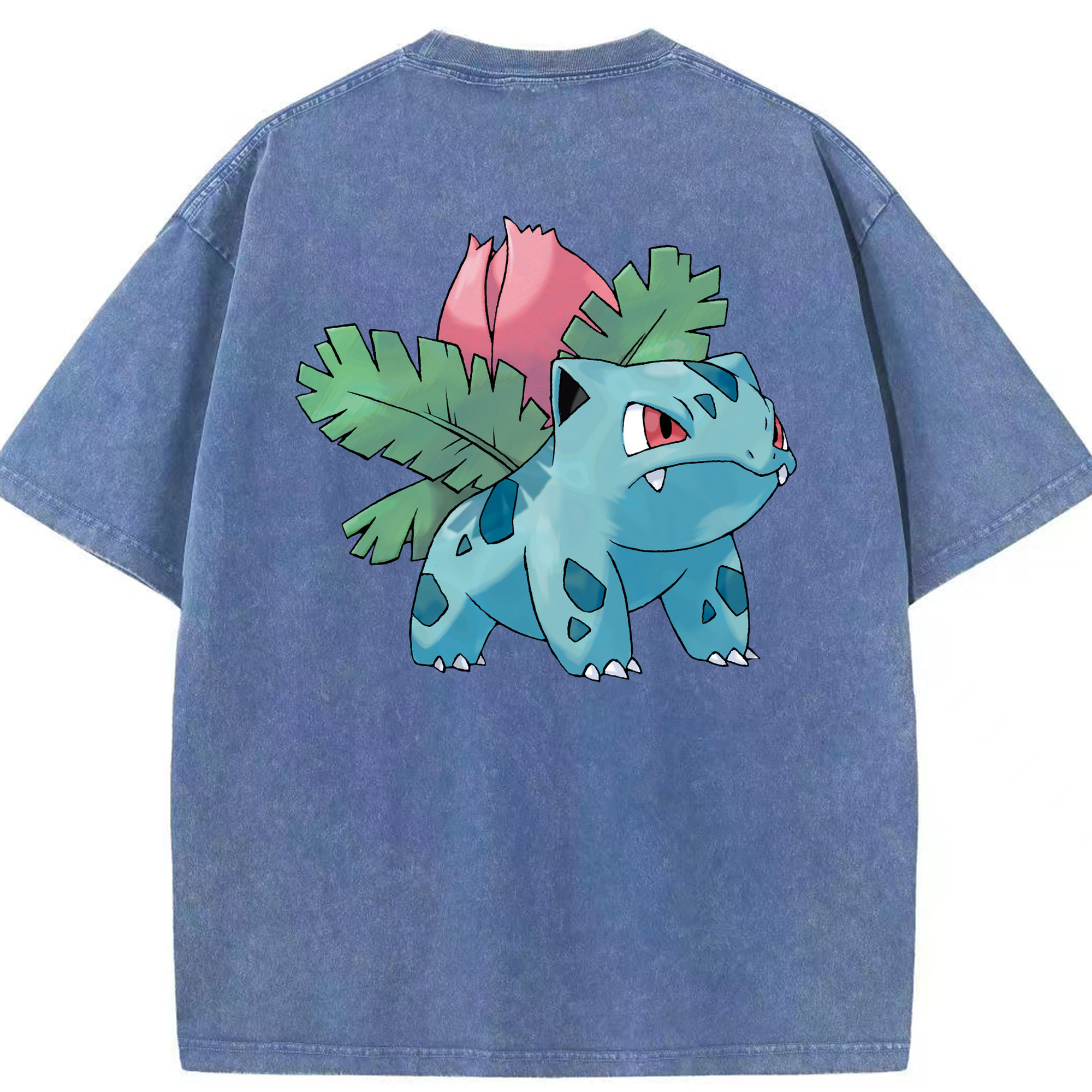 （画像用） ポケットモンスター Pokémon 綿100% ヴィンテージ風 半袖Tシャツ（背面プリント）