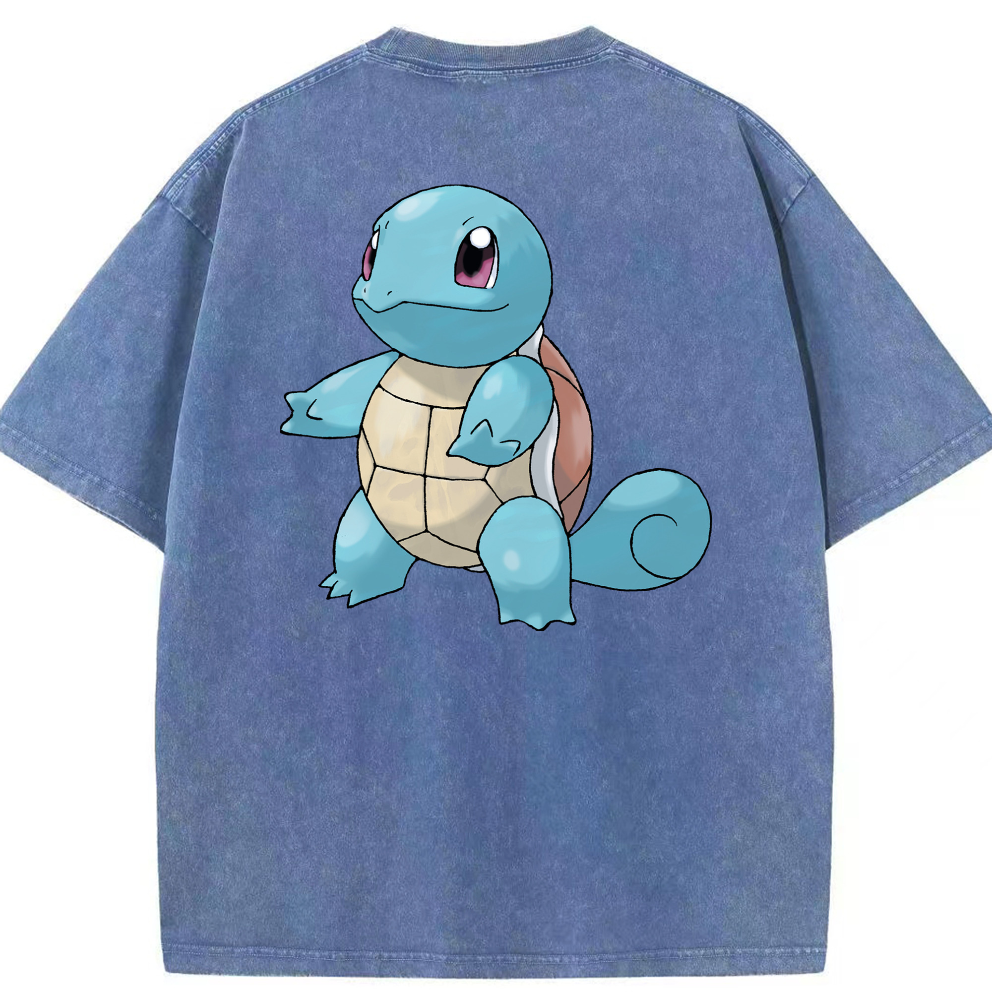 （画像用） ポケットモンスター Pokémon 綿100% ヴィンテージ風 半袖Tシャツ（背面プリント）