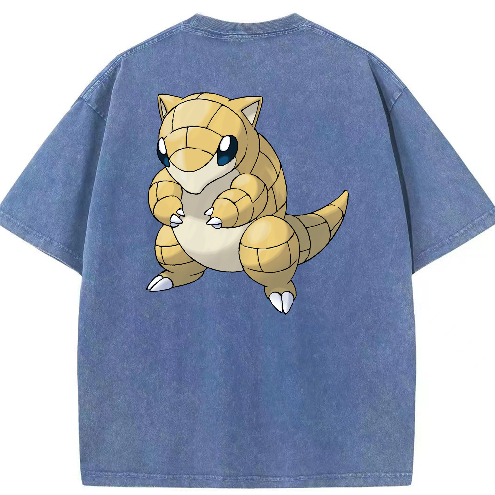 （画像用） ポケットモンスター Pokémon 綿100% ヴィンテージ風 半袖Tシャツ（背面プリント）
