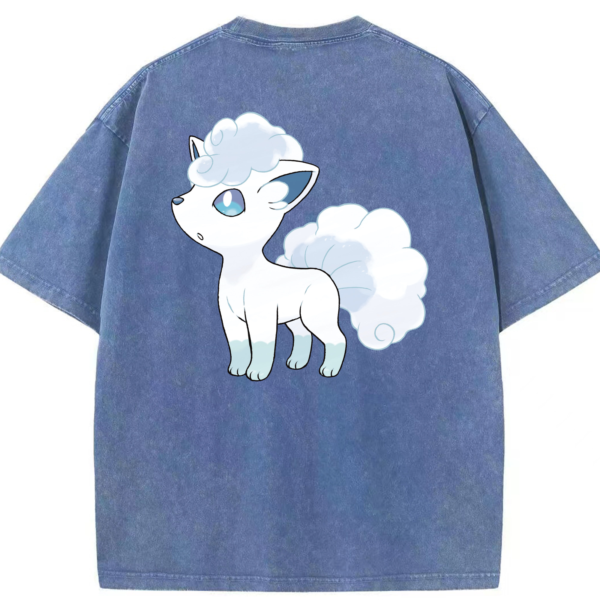 （画像用） ポケットモンスター Pokémon 綿100% ヴィンテージ風 半袖Tシャツ（背面プリント）