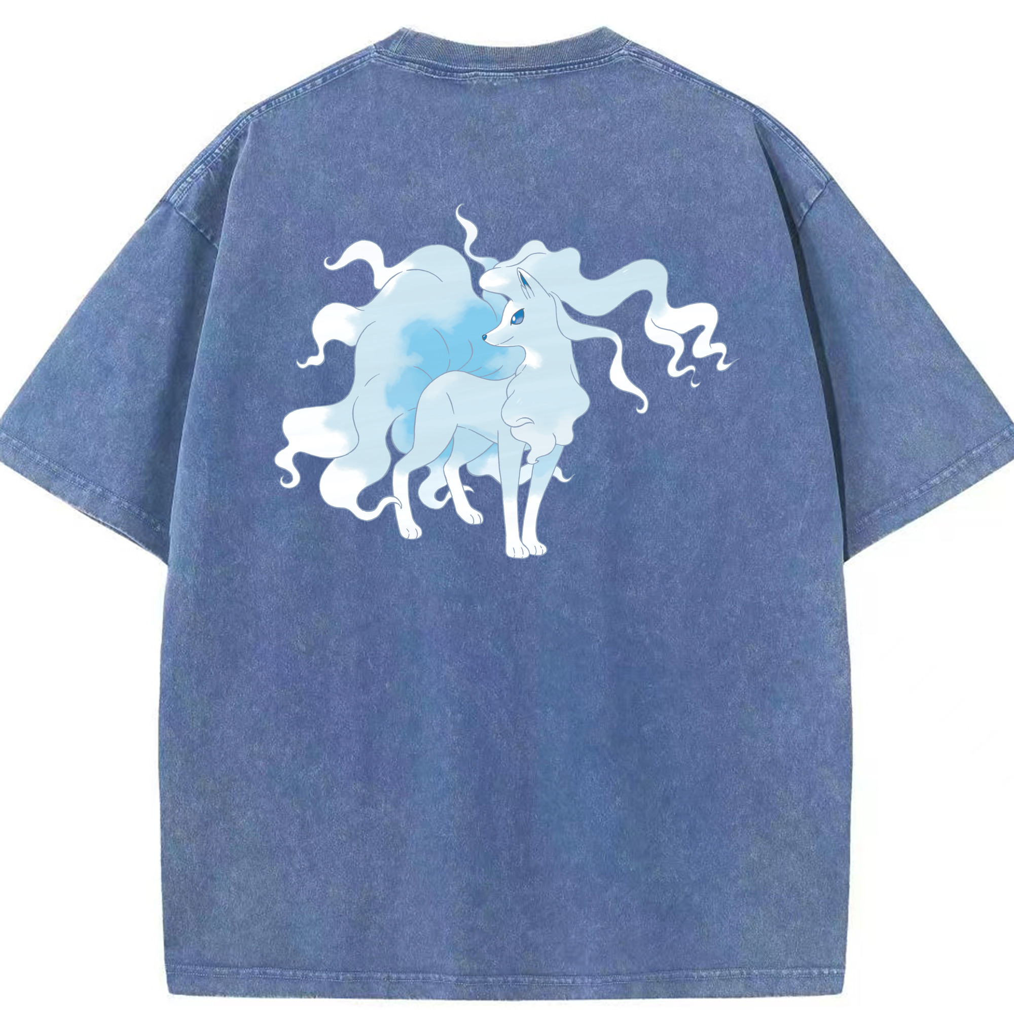 （画像用） ポケットモンスター Pokémon 綿100% ヴィンテージ風 半袖Tシャツ（背面プリント）