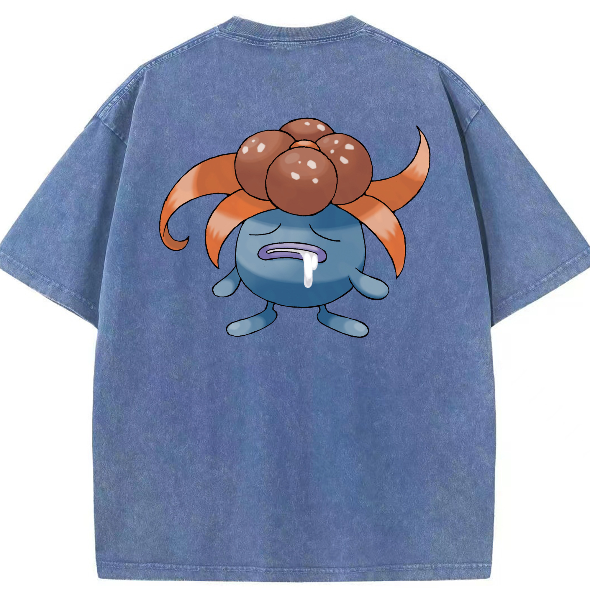 （画像用） ポケットモンスター Pokémon 綿100% ヴィンテージ風 半袖Tシャツ（背面プリント）