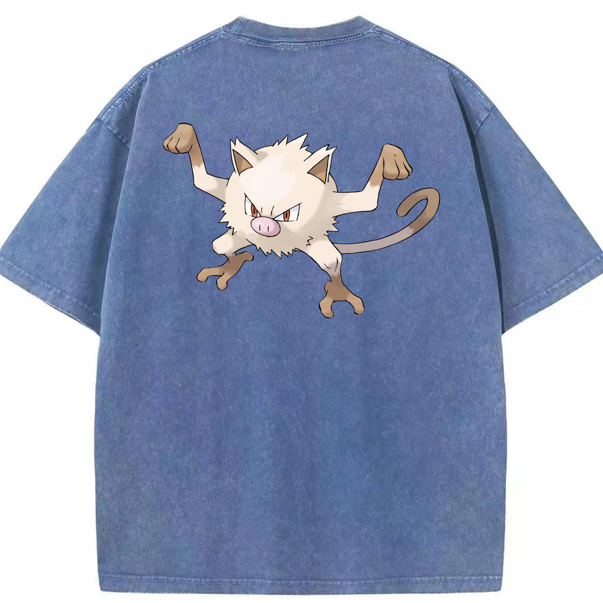 （画像用） ポケットモンスター Pokémon 綿100% ヴィンテージ風 半袖Tシャツ（背面プリント）