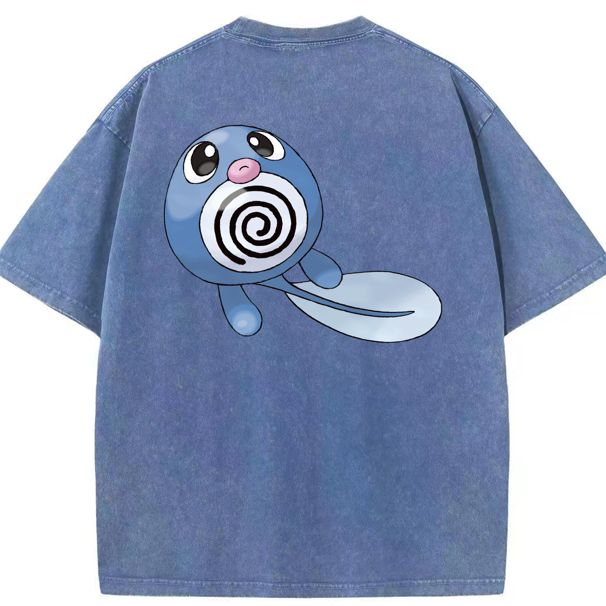 （画像用） ポケットモンスター Pokémon 綿100% ヴィンテージ風 半袖Tシャツ（背面プリント）