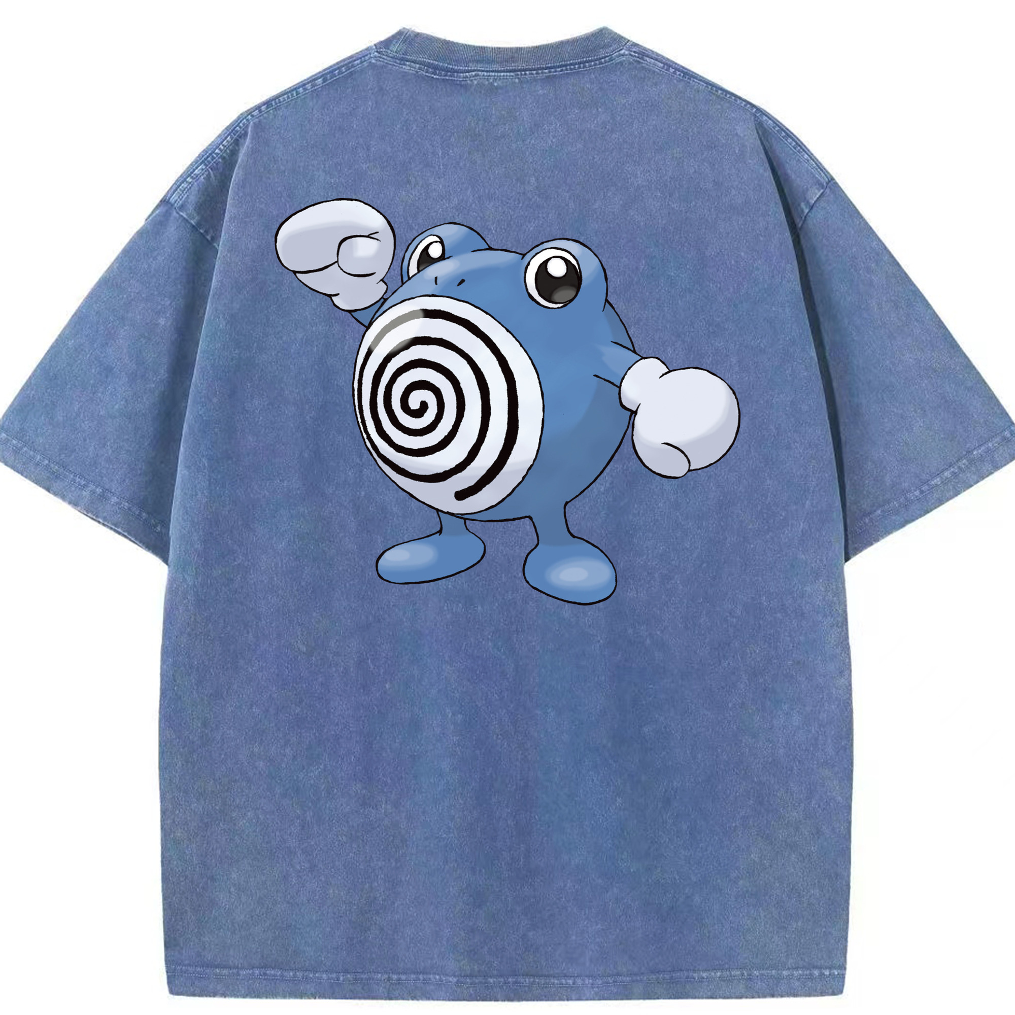 （画像用） ポケットモンスター Pokémon 綿100% ヴィンテージ風 半袖Tシャツ（背面プリント）