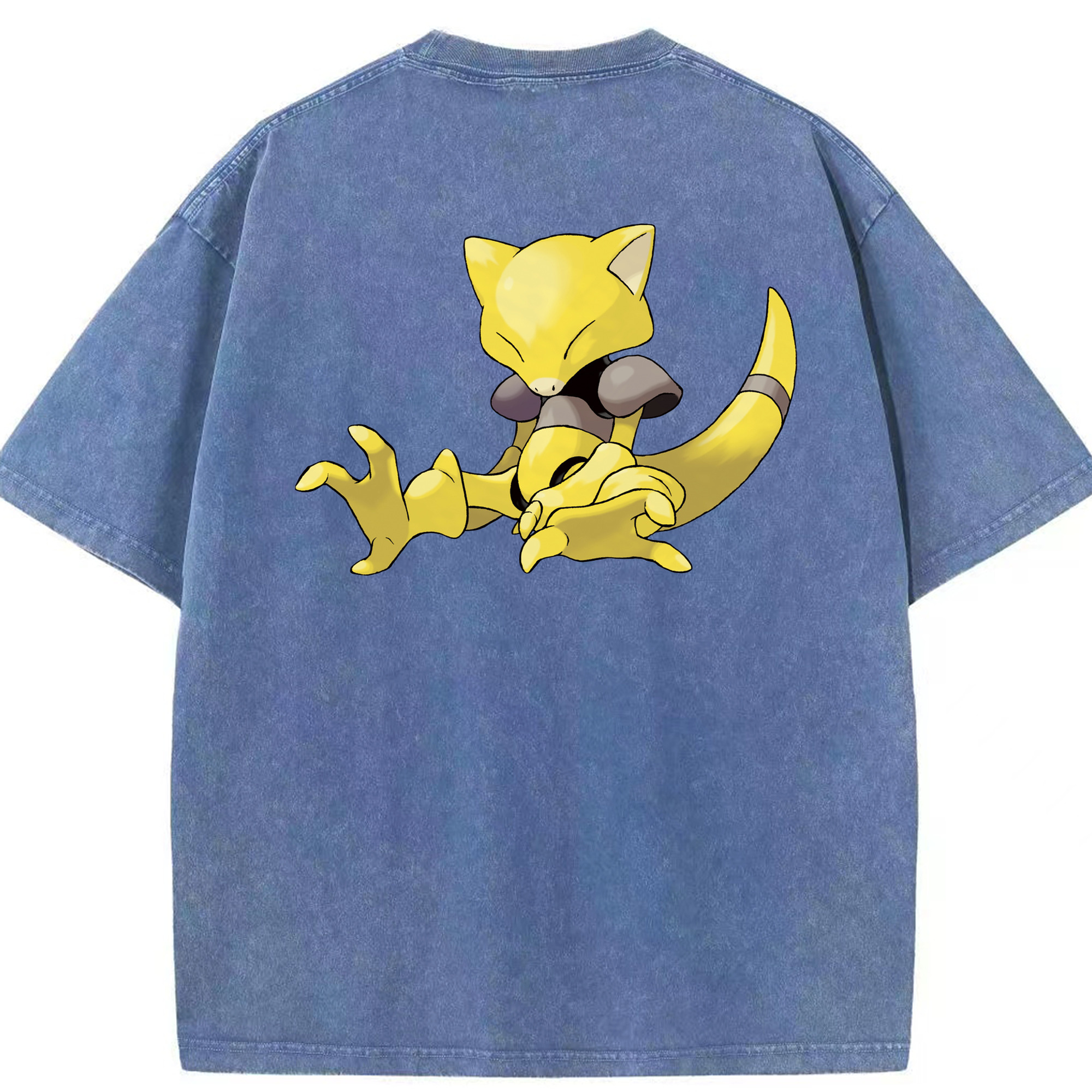 （画像用） ポケットモンスター Pokémon 綿100% ヴィンテージ風 半袖Tシャツ（背面プリント）