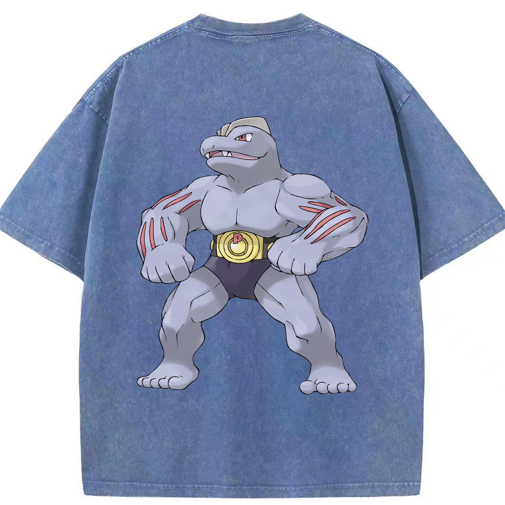 （画像用） ポケットモンスター Pokémon 綿100% ヴィンテージ風 半袖Tシャツ（背面プリント）
